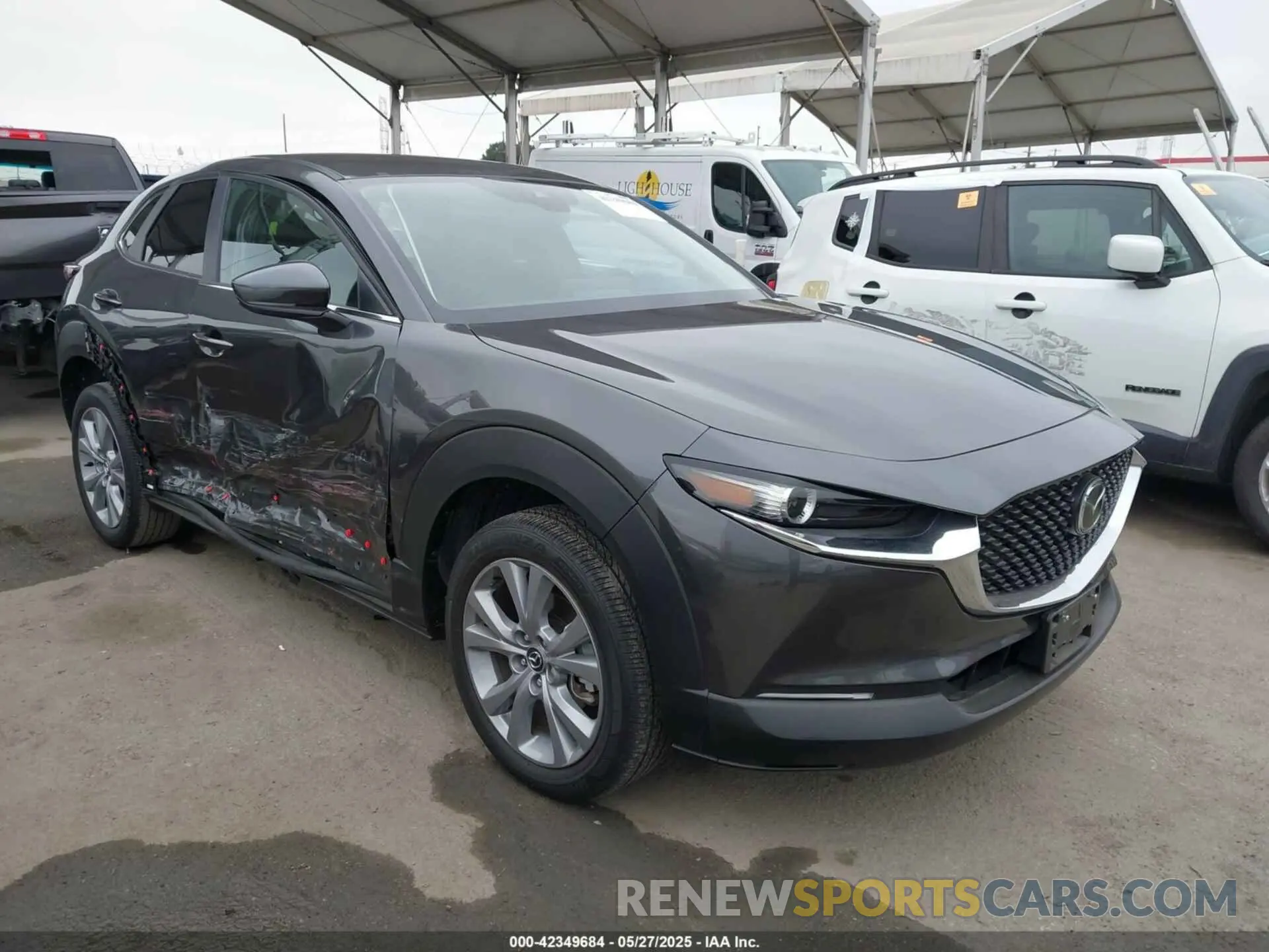 1 Photograph of a damaged car 3MVDMABL4MM220536 MAZDA CX-30 2021