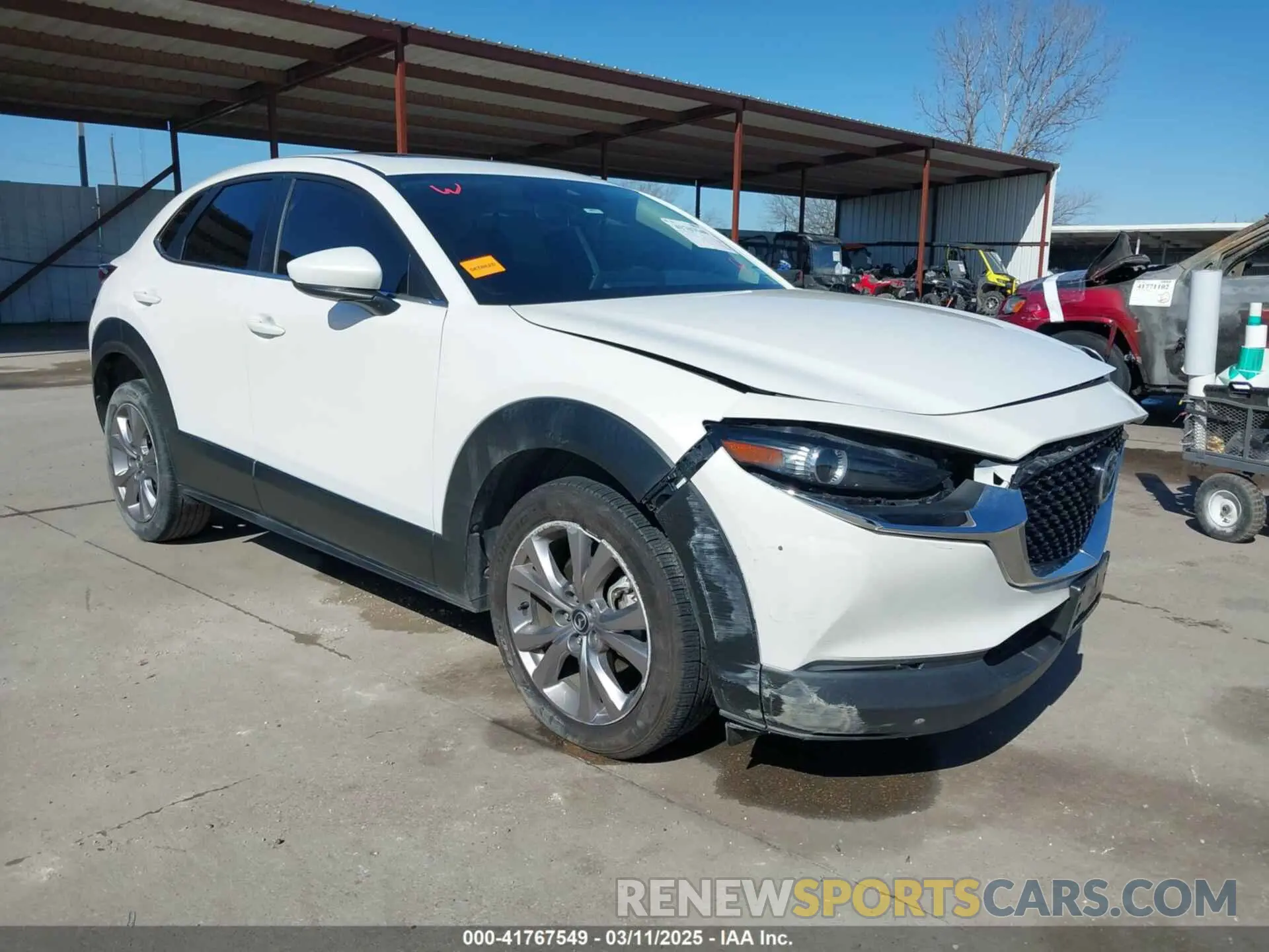 1 Photograph of a damaged car 3MVDMACL7MM209903 MAZDA CX-30 2021