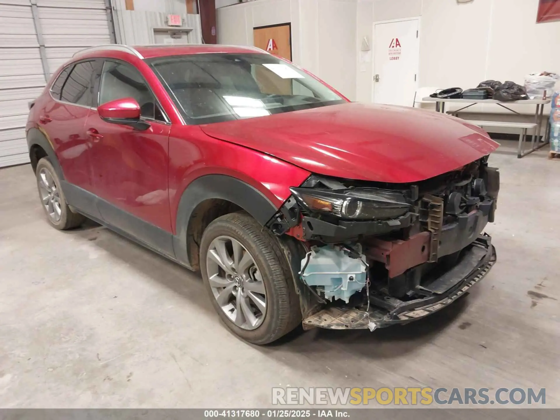 1 Photograph of a damaged car 3MVDMADL8MM320149 MAZDA CX-30 2021