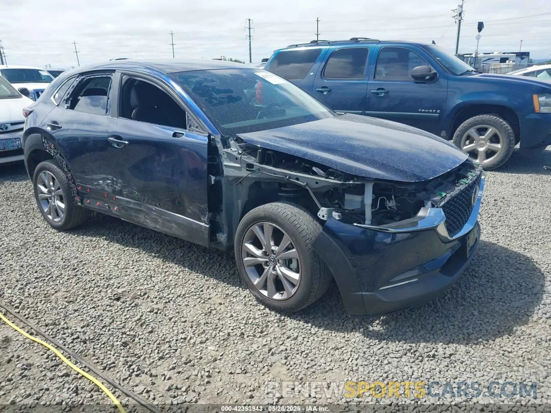 1 Photograph of a damaged car 3MVDMBBL6MM243726 MAZDA CX-30 2021