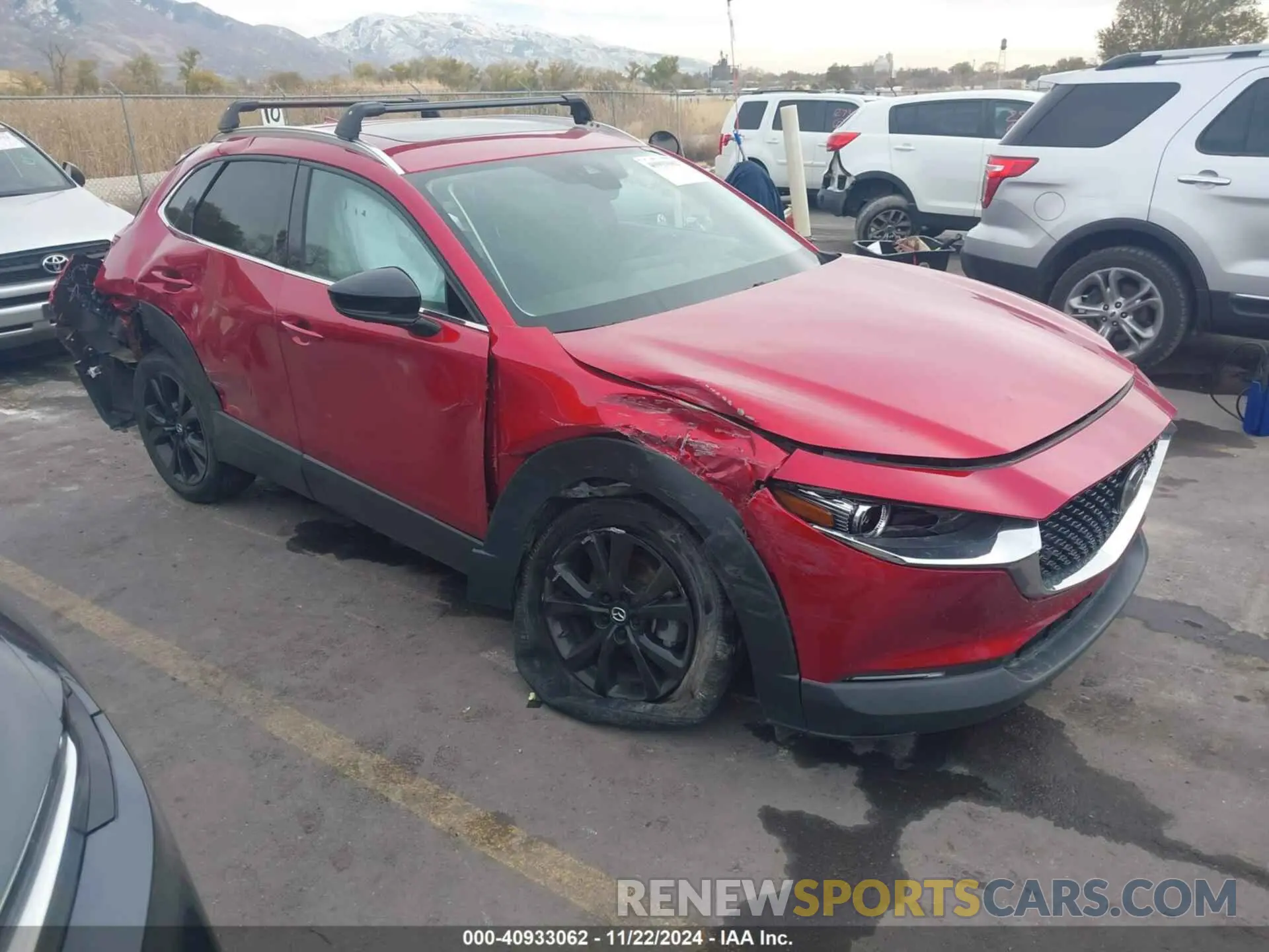 1 Photograph of a damaged car 3MVDMBEY4MM268681 MAZDA CX-30 2021