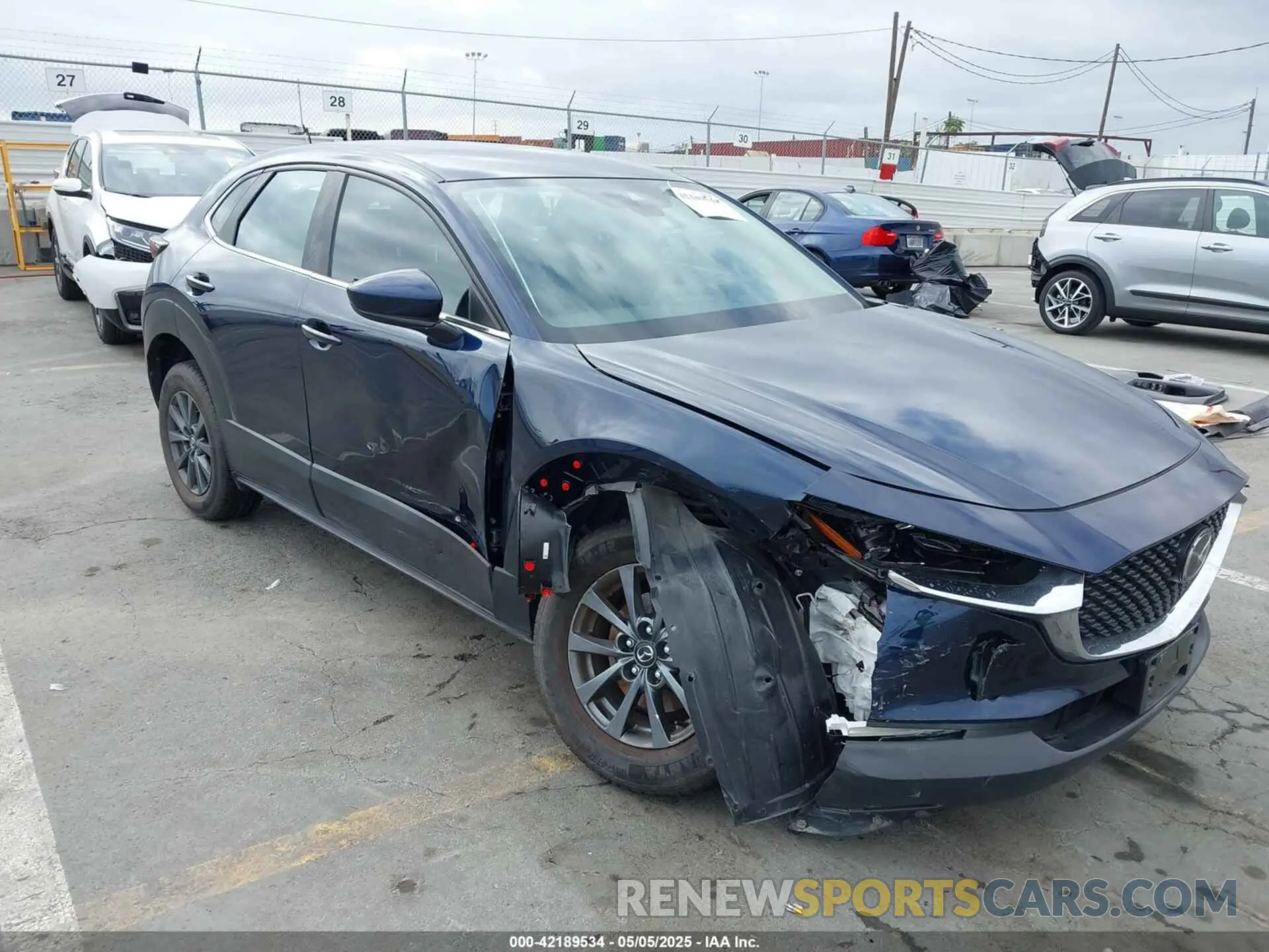 1 Фотография поврежденного автомобиля 3MVDMBAL6NM401498 MAZDA CX-30 2022