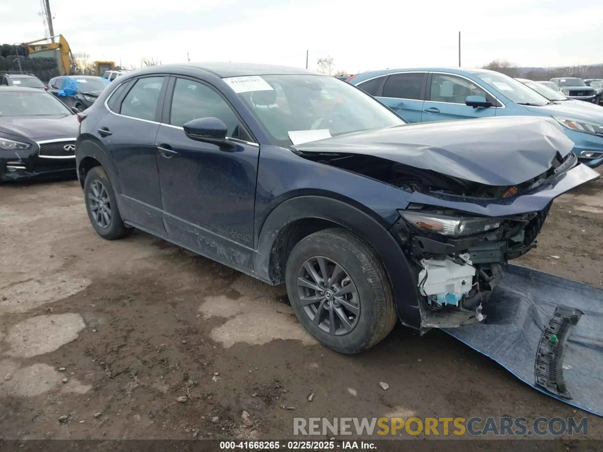1 Photograph of a damaged car 3MVDMBAL8NM411739 MAZDA CX-30 2022