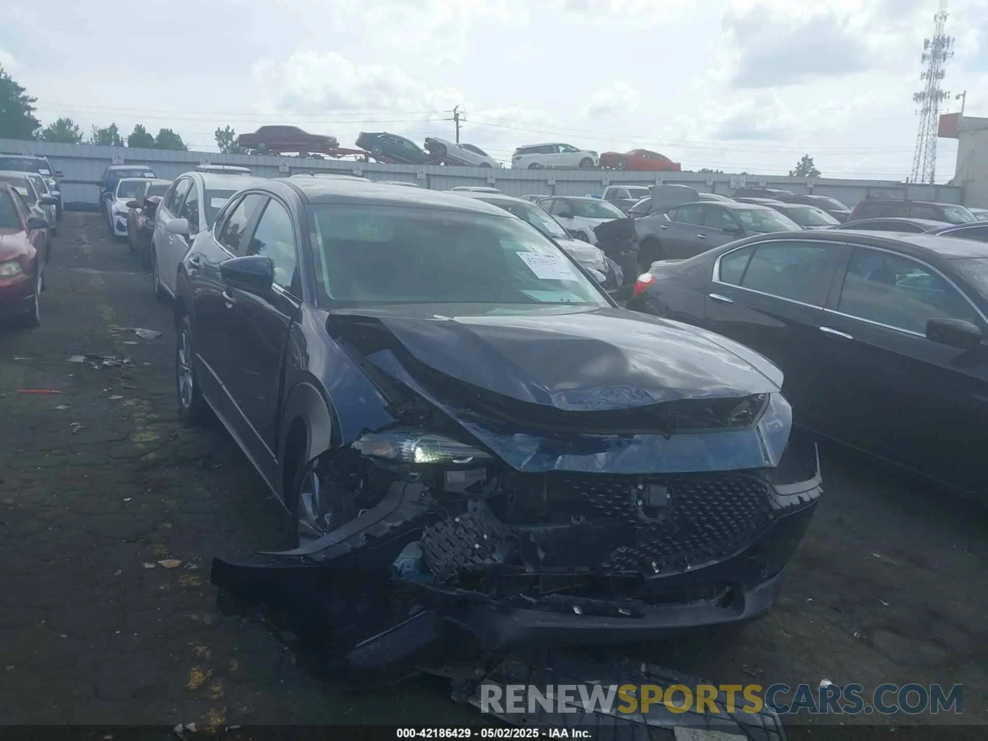 1 Photograph of a damaged car 3MVDMBBL0NM453353 MAZDA CX-30 2022