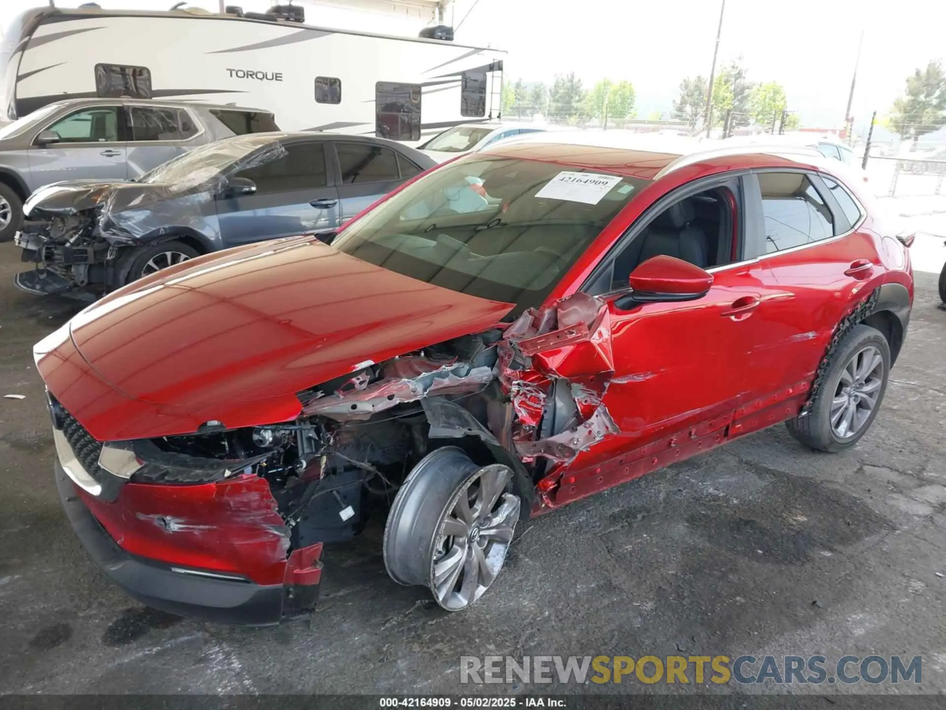2 Фотография поврежденного автомобиля 3MVDMBBL2NM417034 MAZDA CX-30 2022