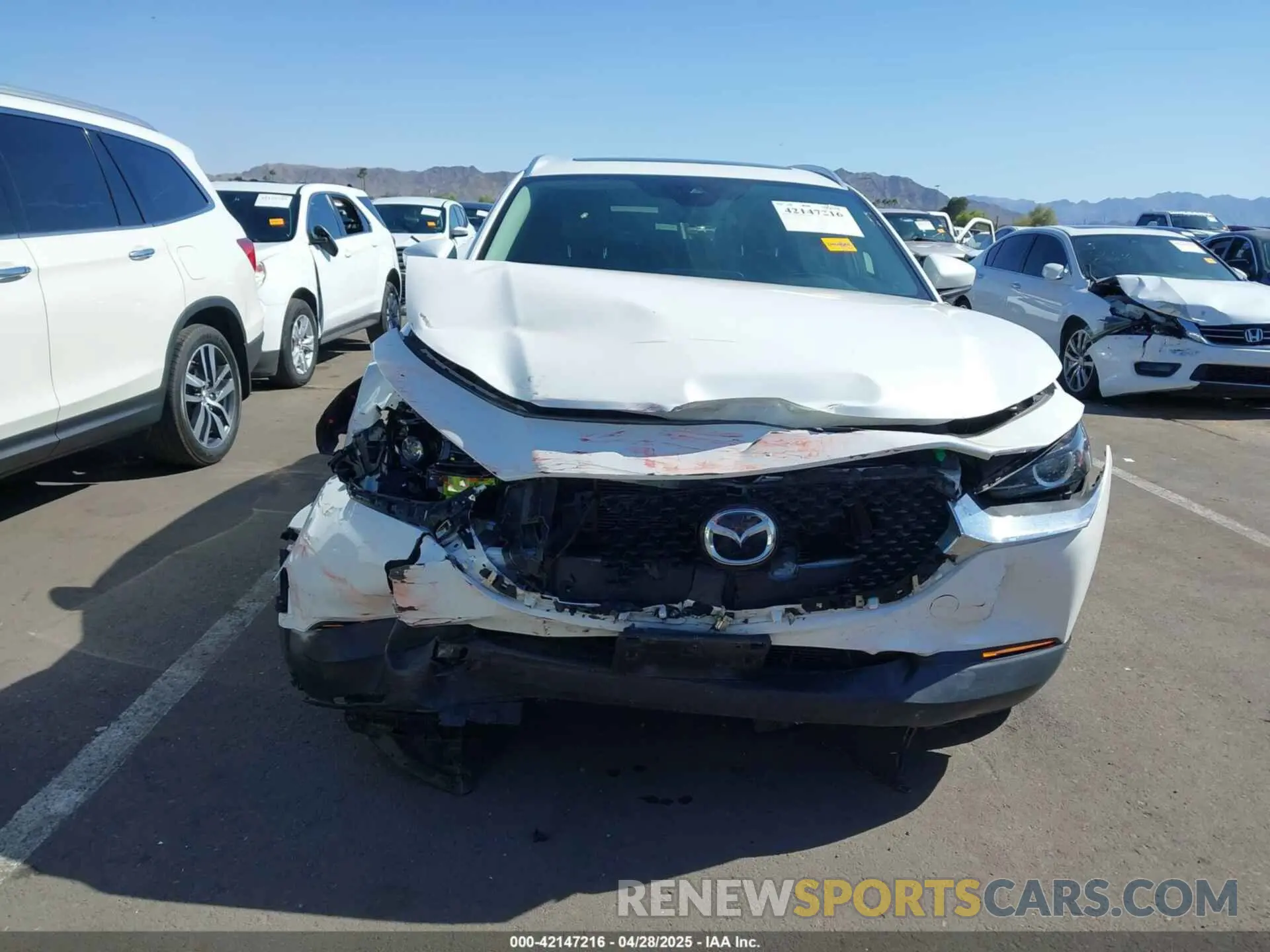6 Photograph of a damaged car 3MVDMBCL4NM454228 MAZDA CX-30 2022