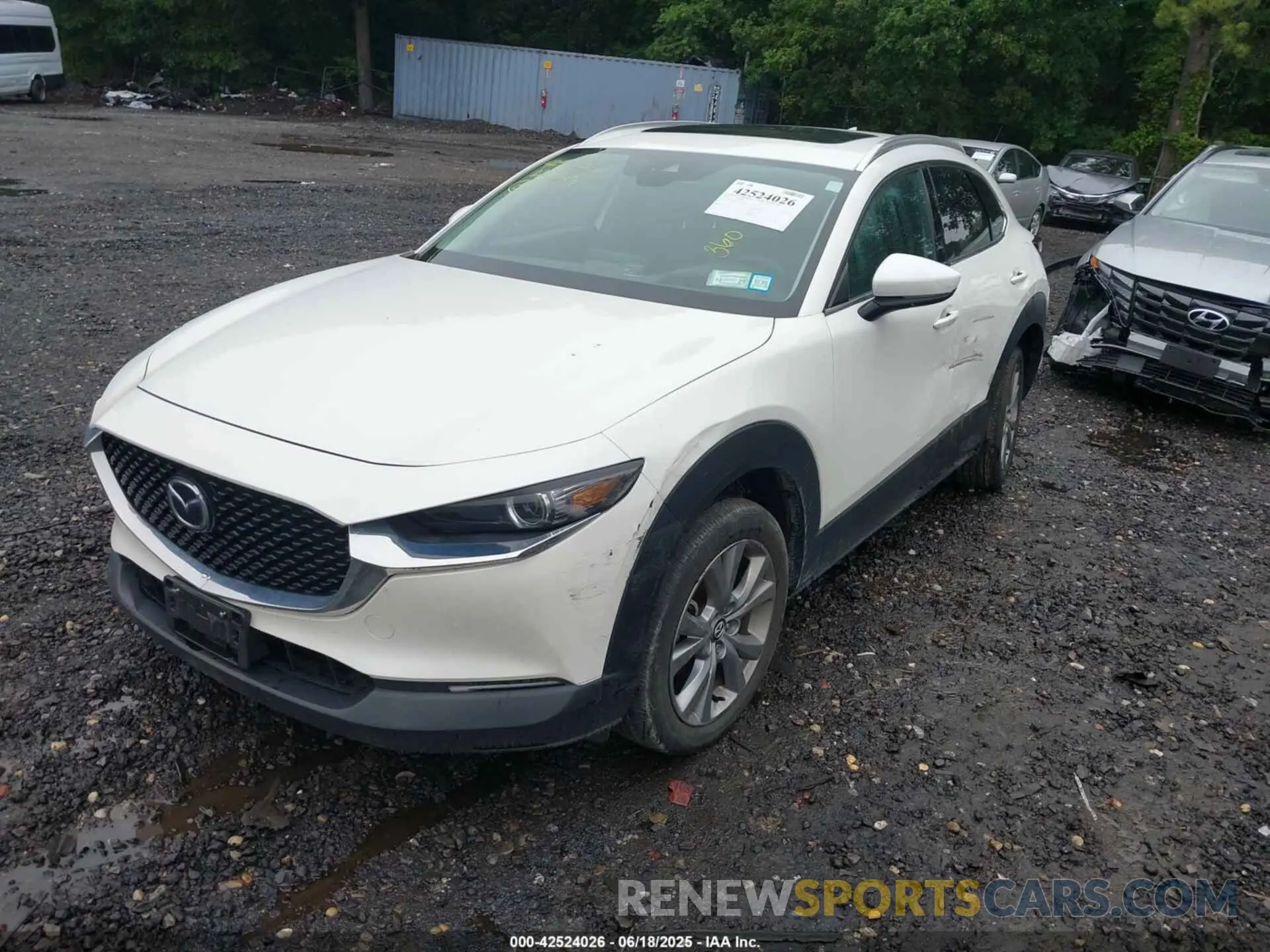 6 Photograph of a damaged car 3MVDMBDL3NM423566 MAZDA CX-30 2022