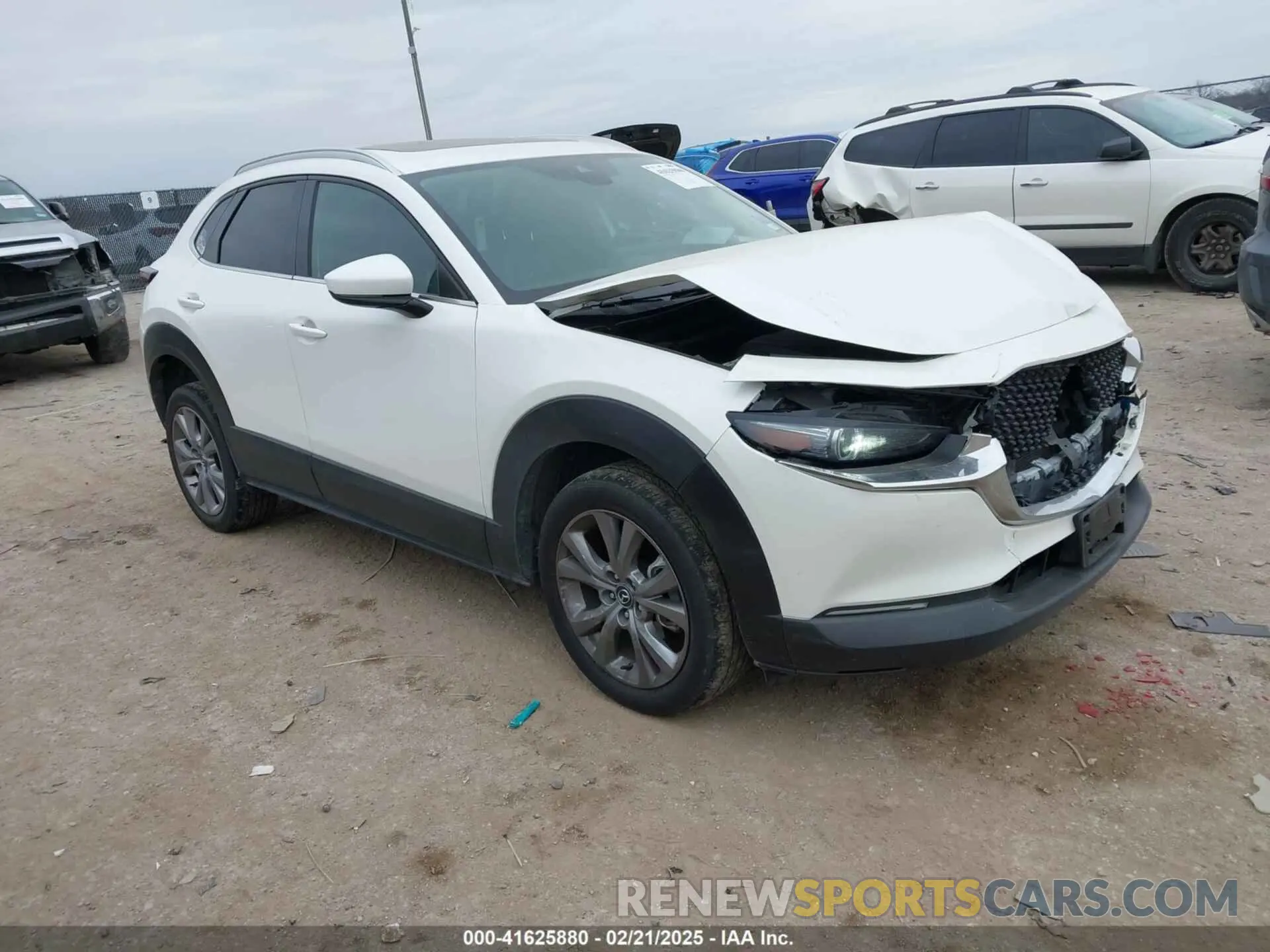1 Photograph of a damaged car 3MVDMBDL3NM458530 MAZDA CX-30 2022