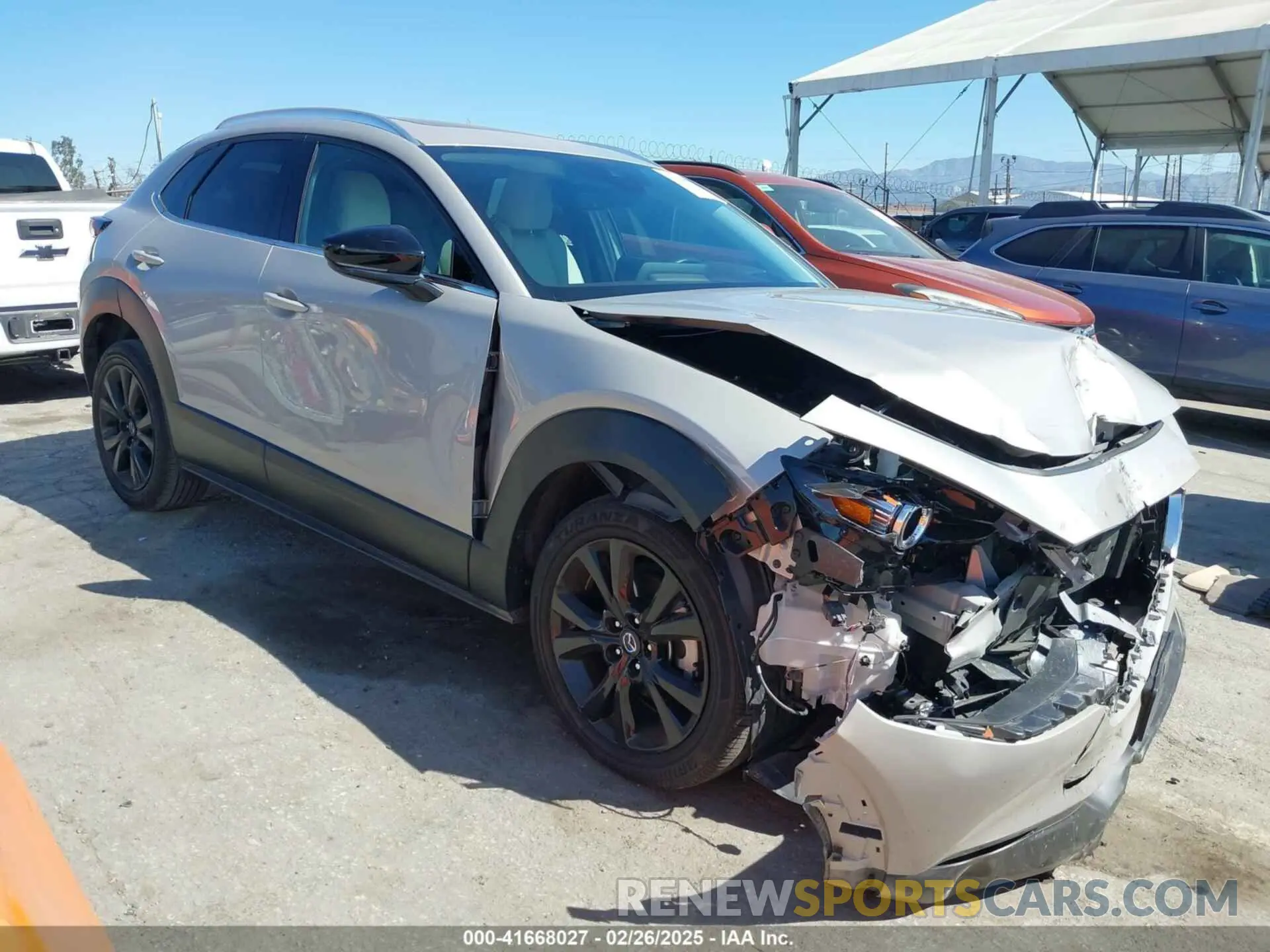 1 Photograph of a damaged car 3MVDMBDY2NM408844 MAZDA CX-30 2022