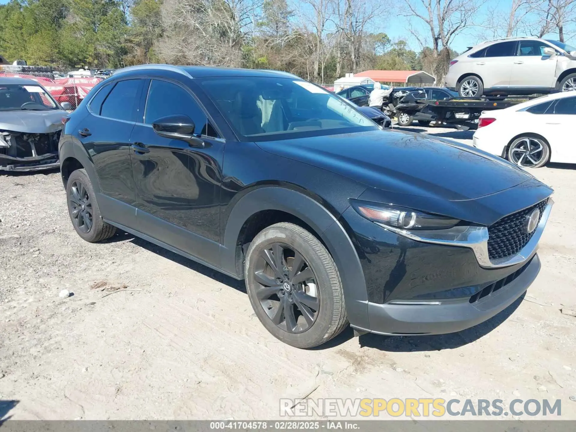 1 Photograph of a damaged car 3MVDMBDY4NM446866 MAZDA CX-30 2022