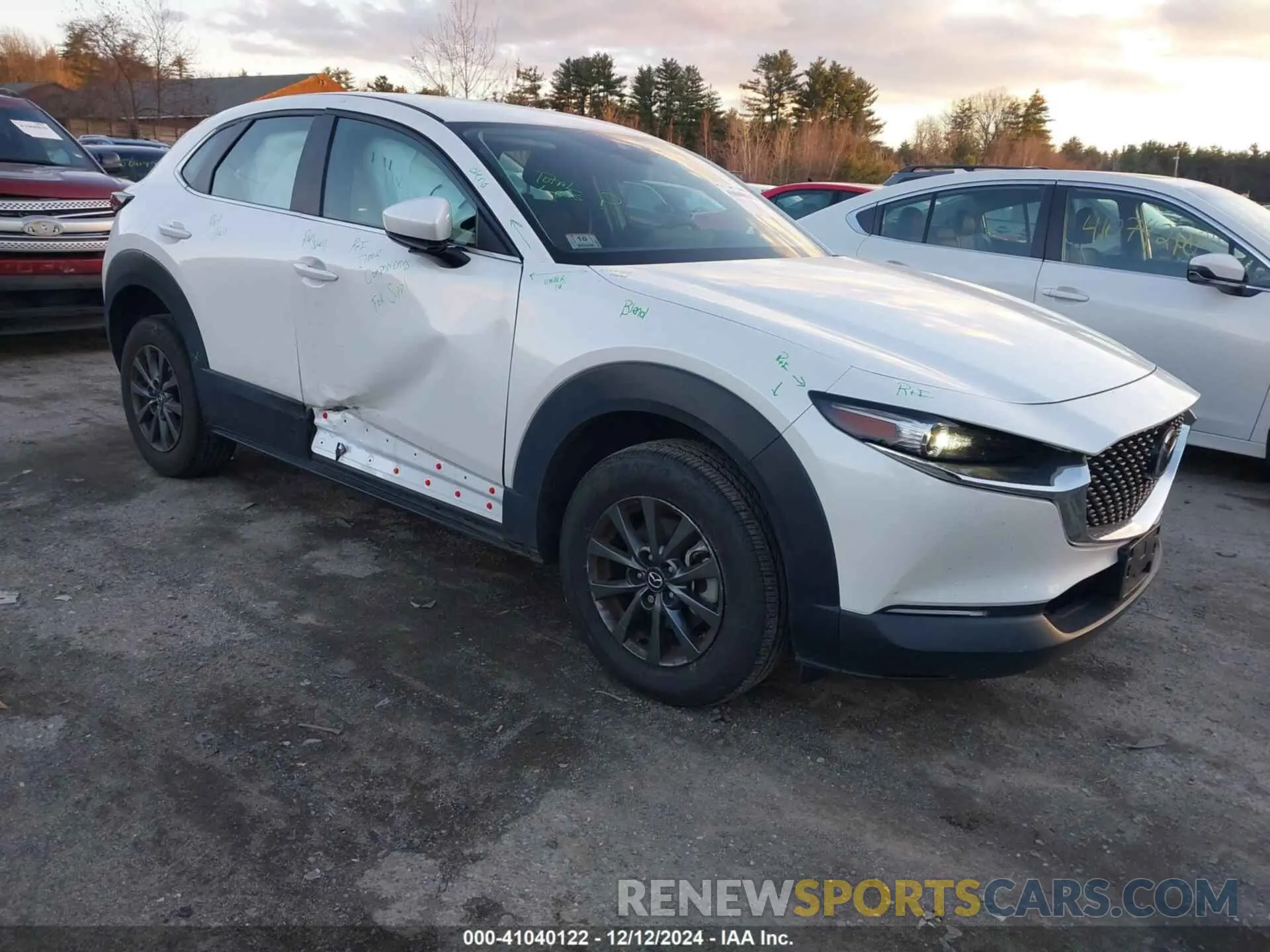 1 Photograph of a damaged car 3MVDMBAM1PM581663 MAZDA CX-30 2023