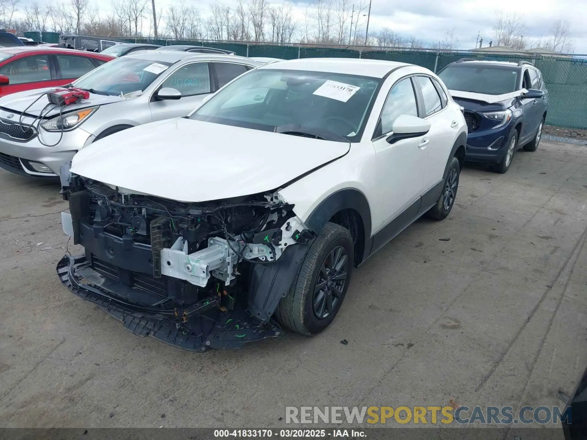 2 Photograph of a damaged car 3MVDMBAM6PM572425 MAZDA CX-30 2023