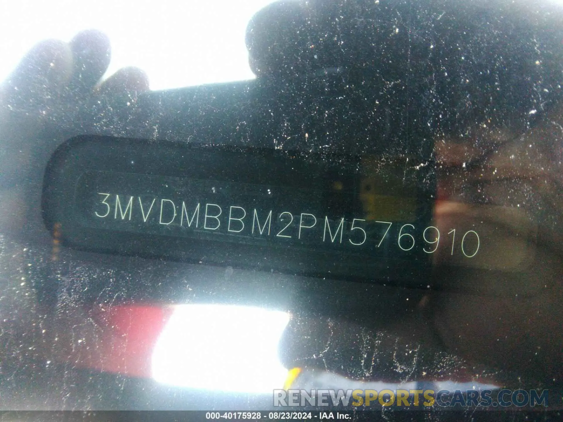 9 Фотография поврежденного автомобиля 3MVDMBBM2PM576910 MAZDA CX-30 2023