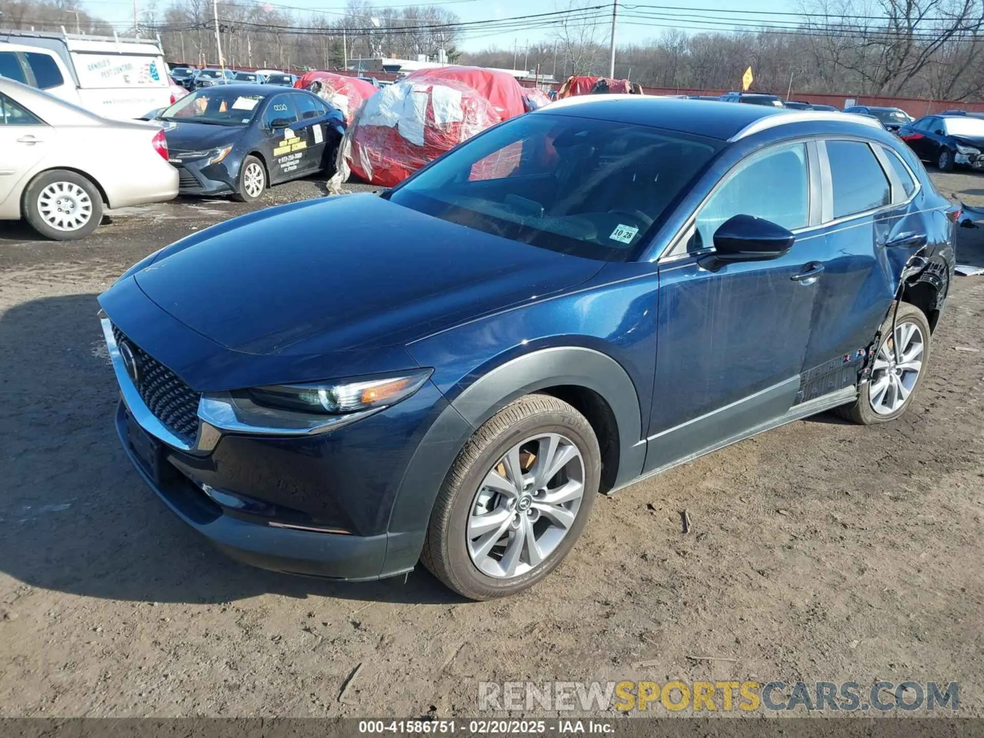 2 Фотография поврежденного автомобиля 3MVDMBBM2PM586062 MAZDA CX-30 2023