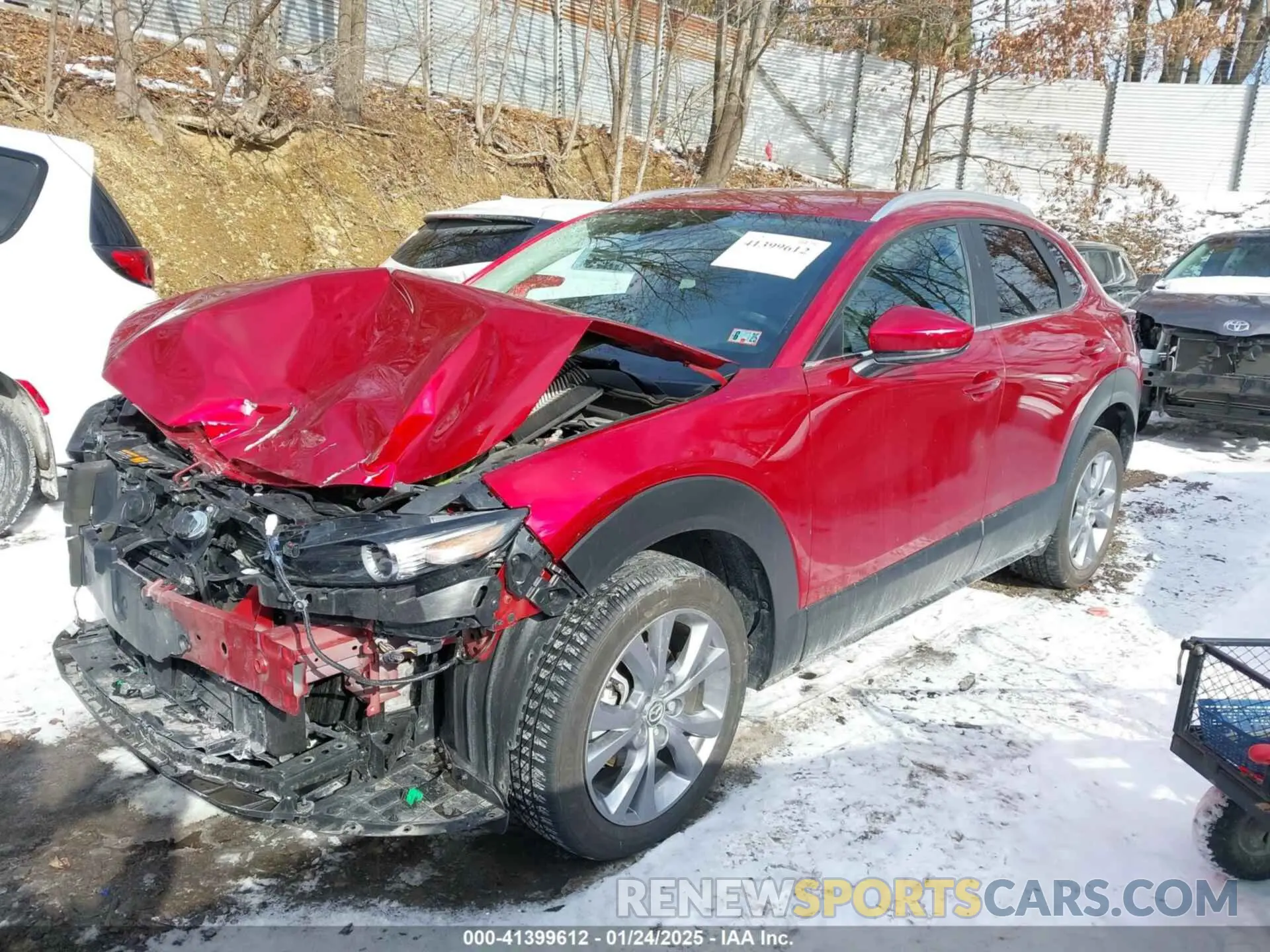 2 Photograph of a damaged car 3MVDMBBM4PM510021 MAZDA CX-30 2023