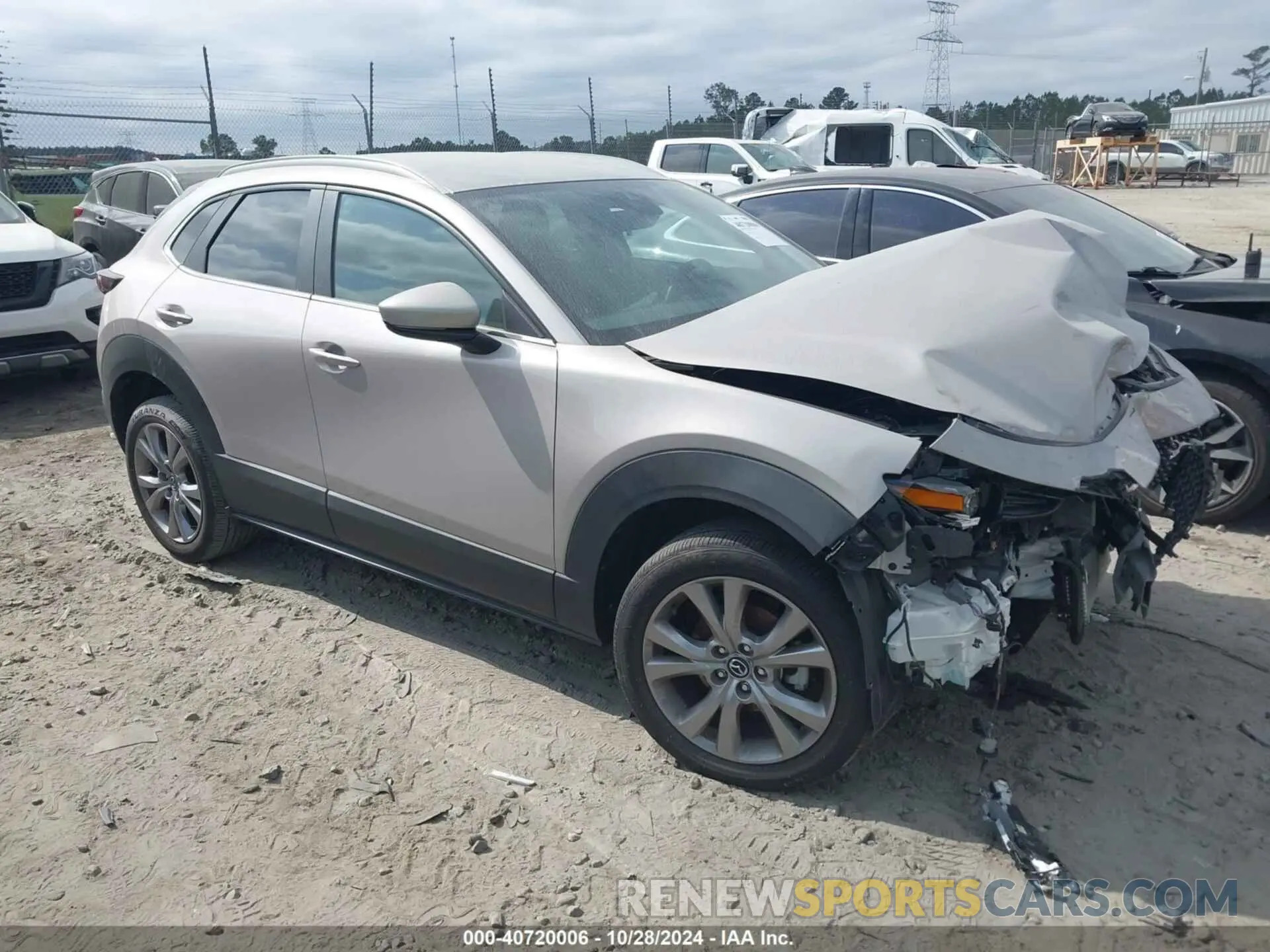1 Photograph of a damaged car 3MVDMBBM6PM518380 MAZDA CX-30 2023