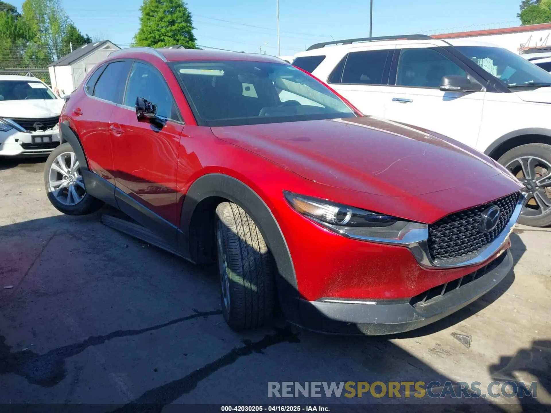 1 Photograph of a damaged car 3MVDMBCM7PM521464 MAZDA CX-30 2023