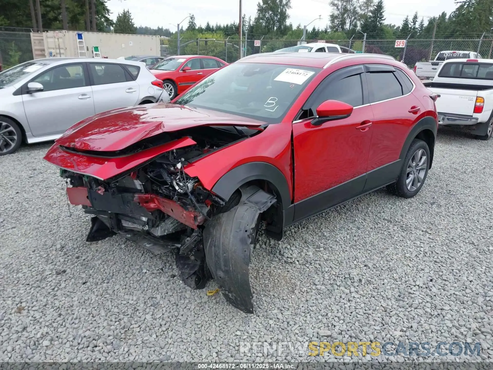 2 Photograph of a damaged car 3MVDMBDM1PM520048 MAZDA CX-30 2023