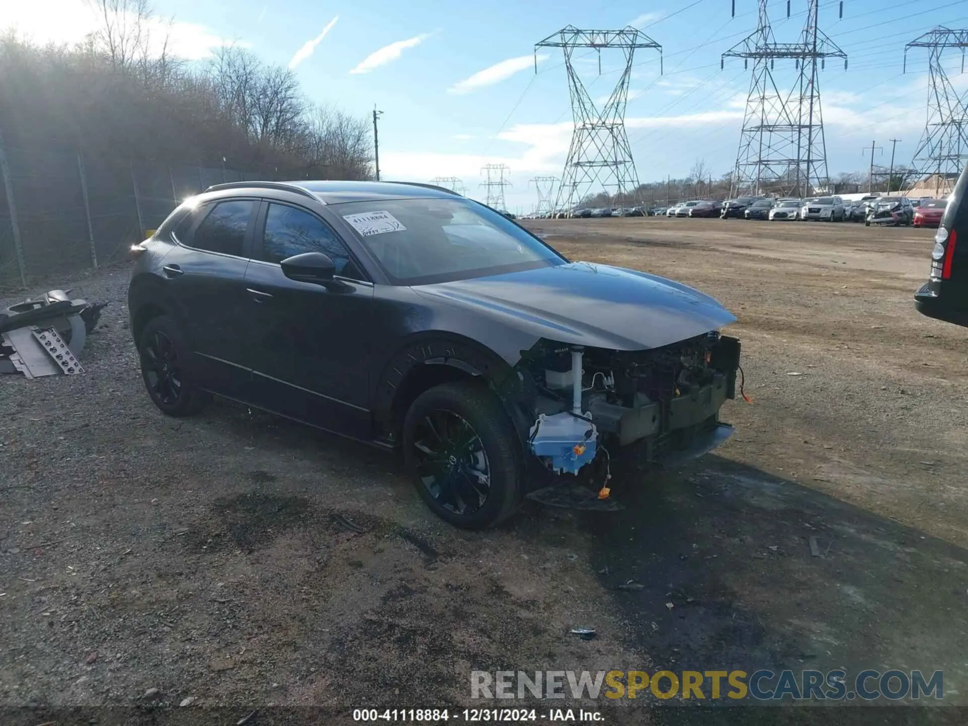 1 Photograph of a damaged car 3MVDMBBM9RM653808 MAZDA CX-30 2024