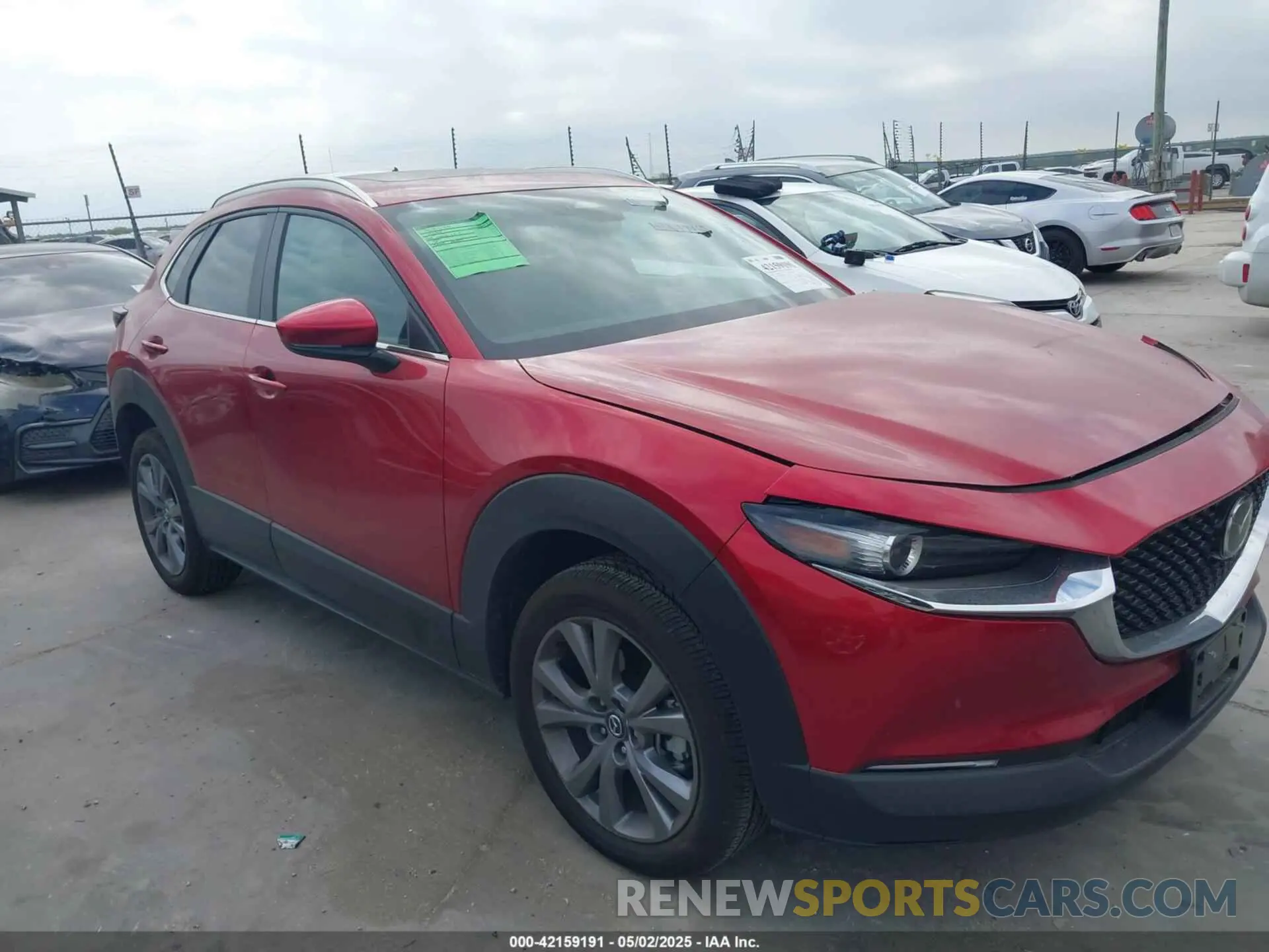 1 Photograph of a damaged car 3MVDMBCM8SM793580 MAZDA CX-30 2025