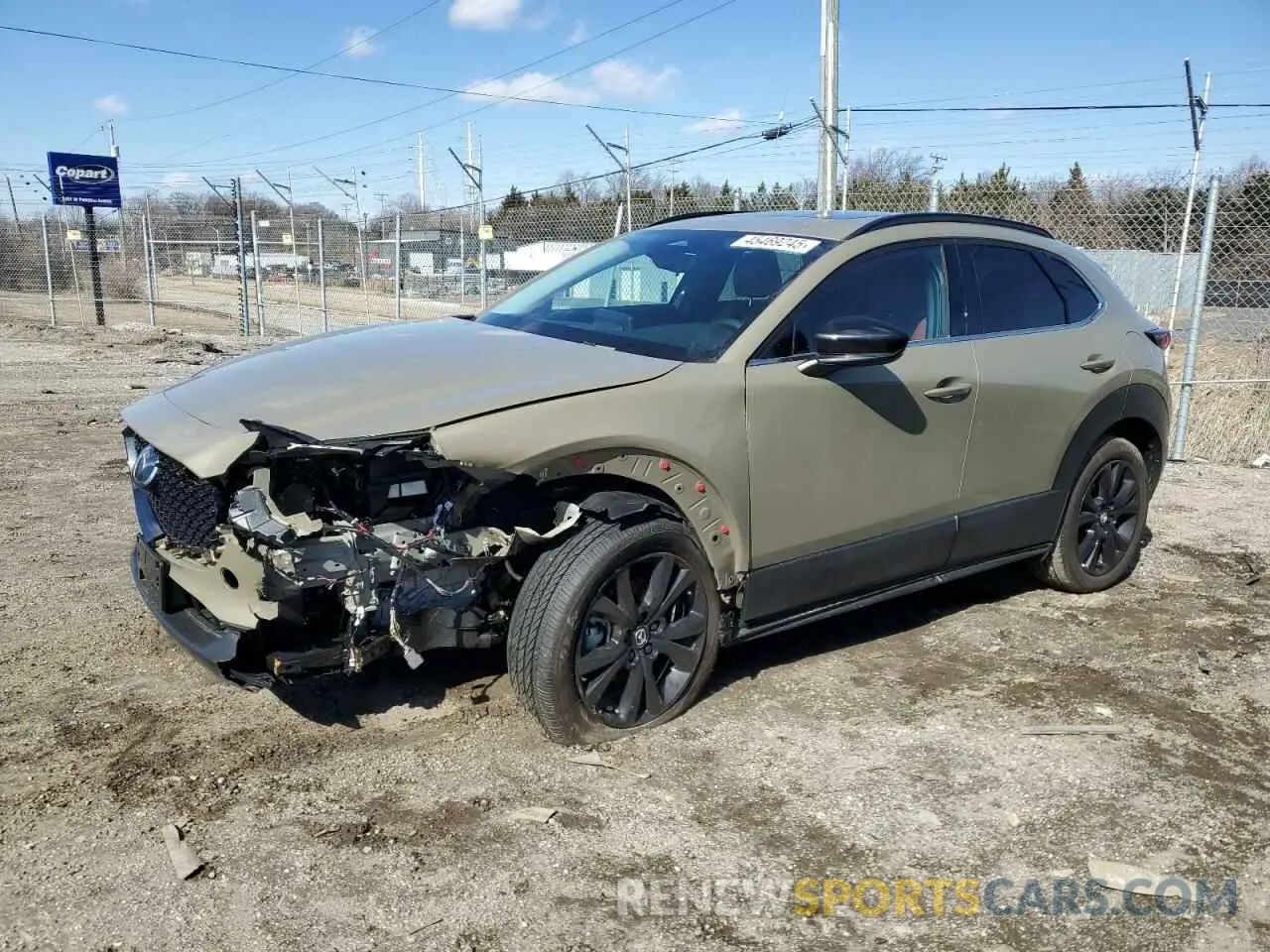 1 Photograph of a damaged car 3MVDMBXY1SM765858 MAZDA CX-30 CARB 2025