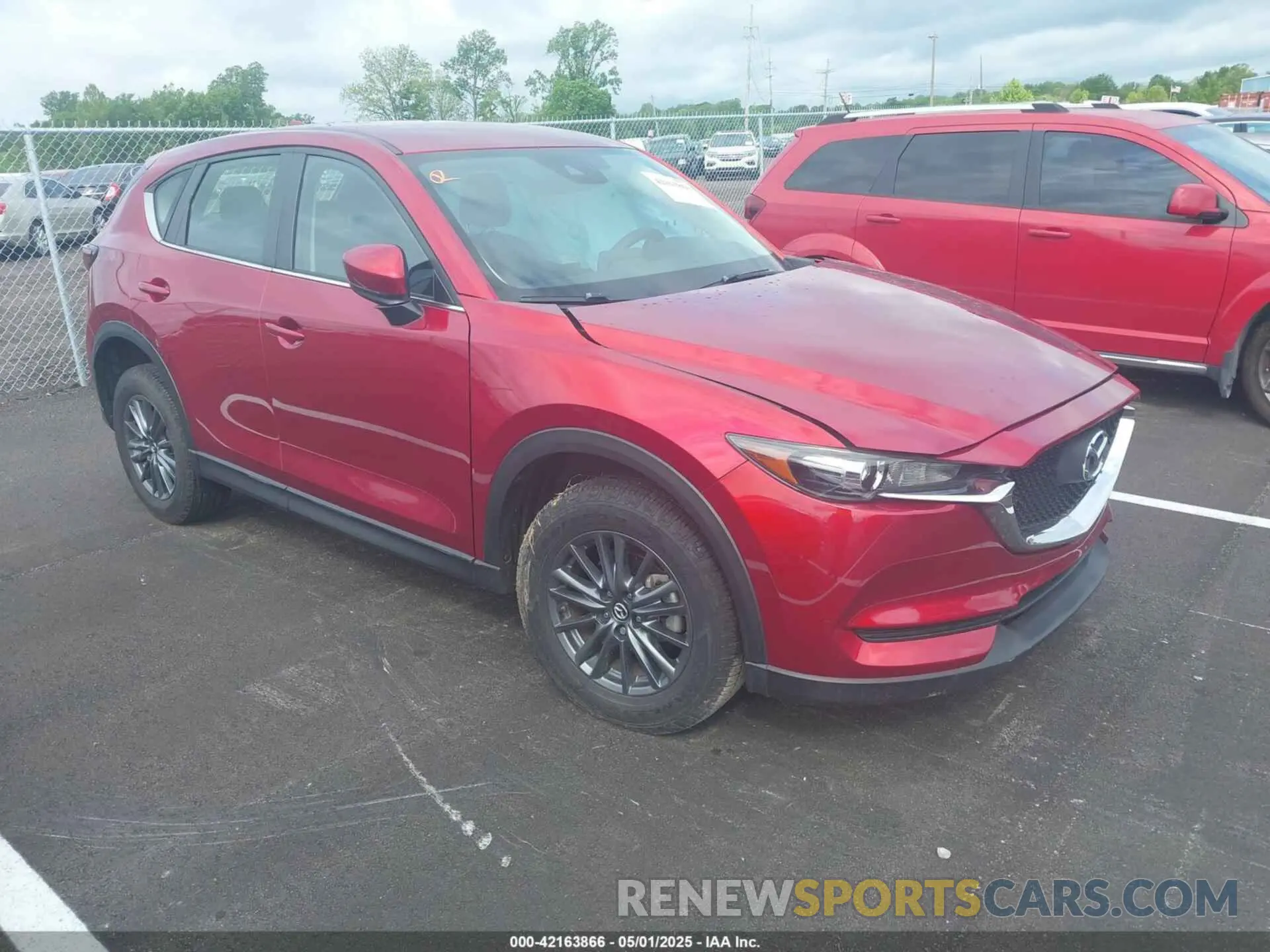 1 Photograph of a damaged car JM3KFABM5K0627087 MAZDA CX-5 2019
