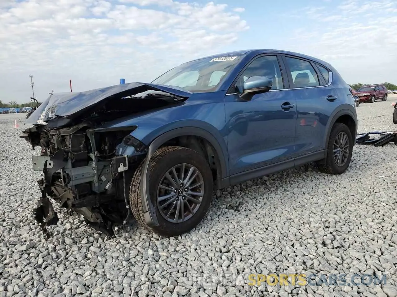 1 Photograph of a damaged car JM3KFABM7K0541702 MAZDA CX-5 2019