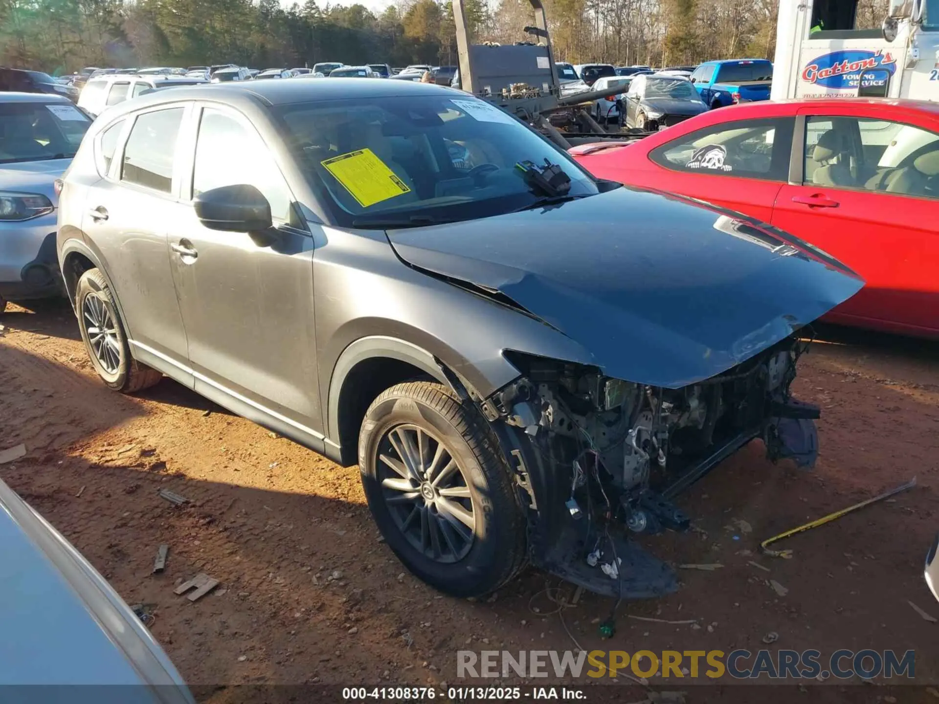 1 Photograph of a damaged car JM3KFACM0K0668242 MAZDA CX-5 2019