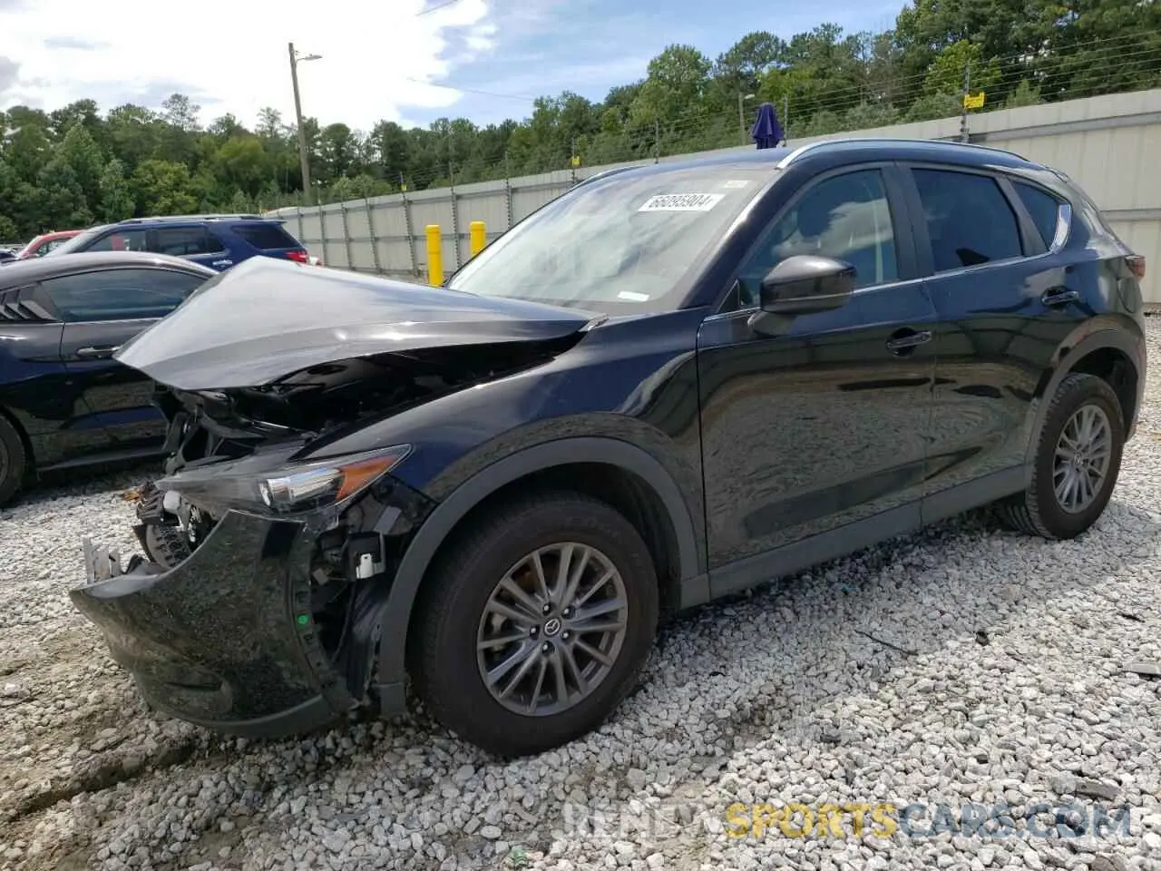 1 Photograph of a damaged car JM3KFACM0K1621755 MAZDA CX-5 2019