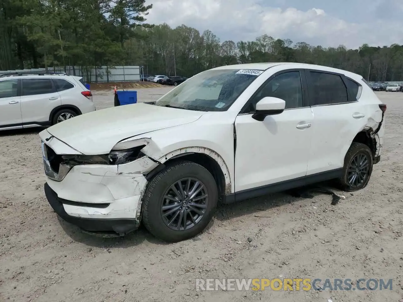 1 Фотография поврежденного автомобиля JM3KFACM2K0575822 MAZDA CX-5 2019