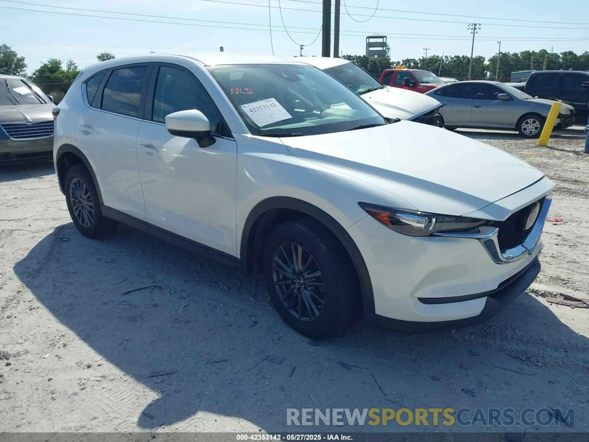 1 Photograph of a damaged car JM3KFACM6K1586025 MAZDA CX-5 2019