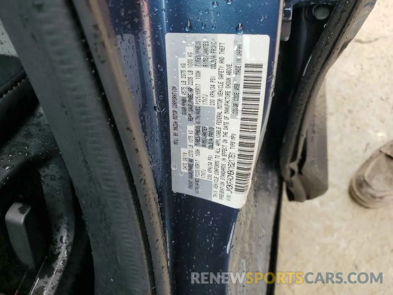 13 Фотография поврежденного автомобиля JM3KFACM6K1621761 MAZDA CX-5 2019