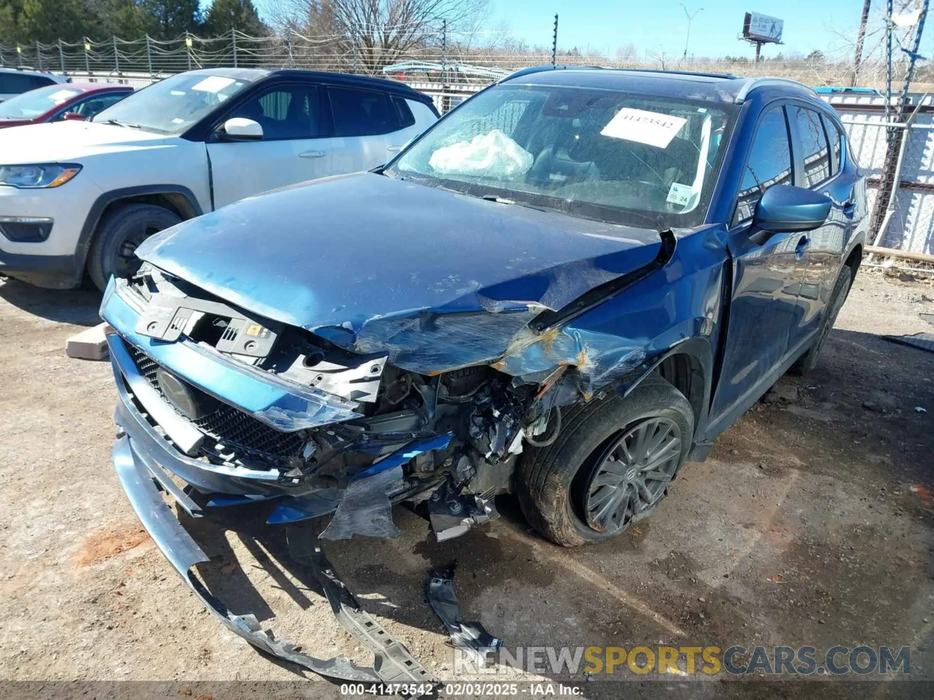 2 Фотография поврежденного автомобиля JM3KFACM7K1654347 MAZDA CX-5 2019