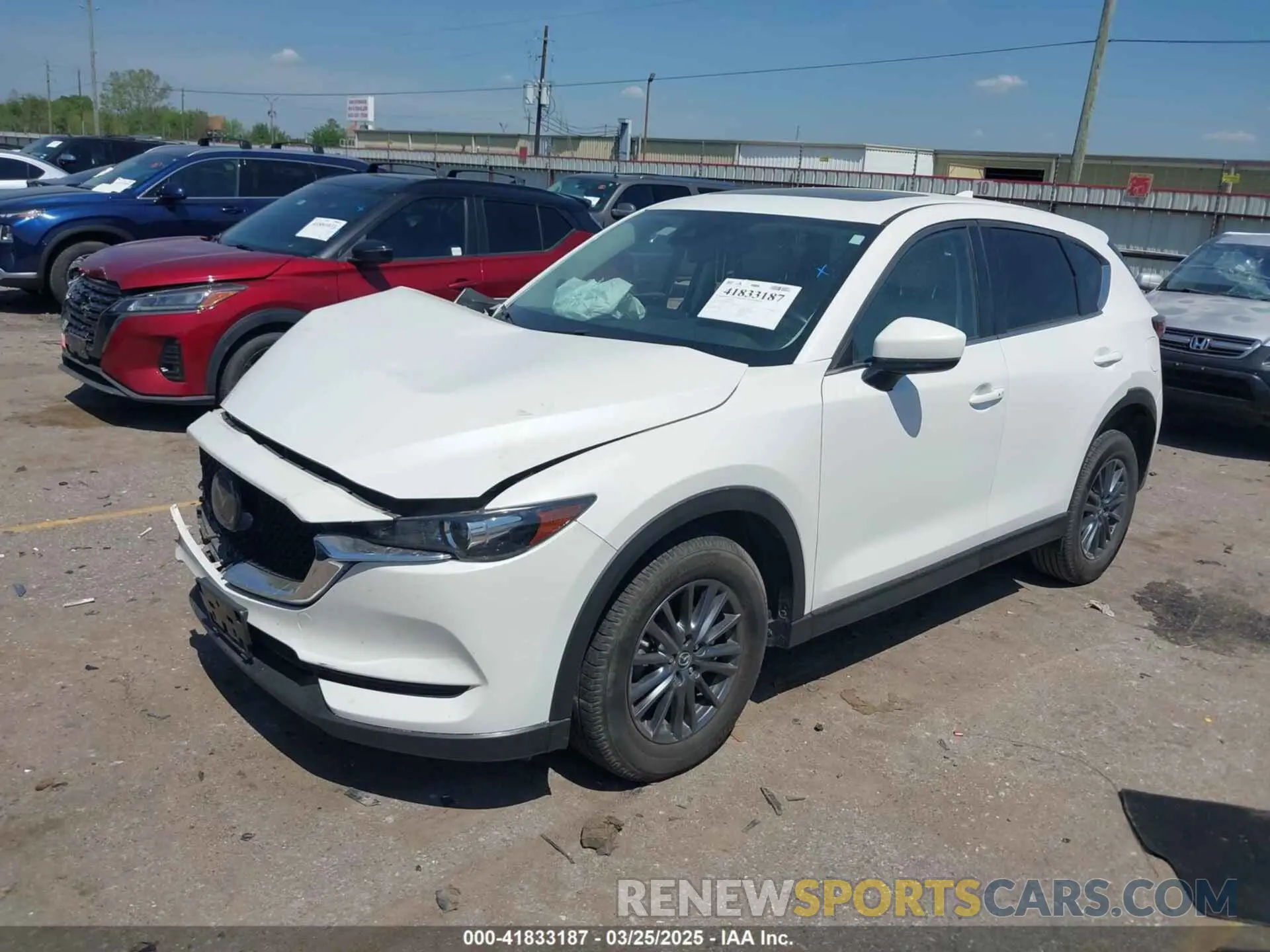 2 Photograph of a damaged car JM3KFACM7K1656311 MAZDA CX-5 2019