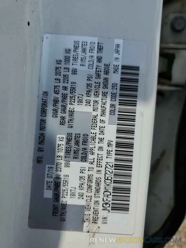 14 Фотография поврежденного автомобиля JM3KFADM1K0672721 MAZDA CX-5 2019