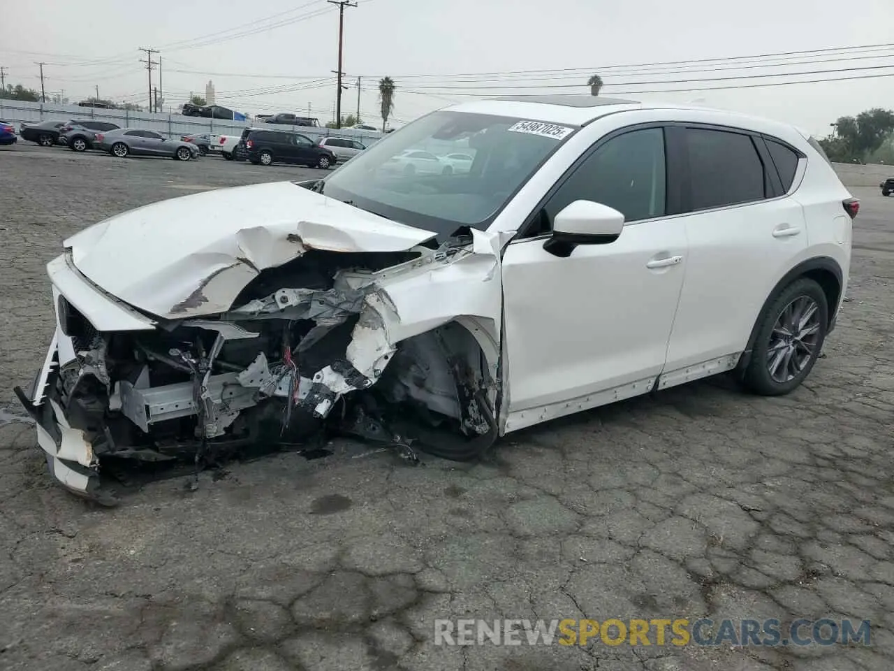1 Photograph of a damaged car JM3KFADM3K1632103 MAZDA CX-5 2019