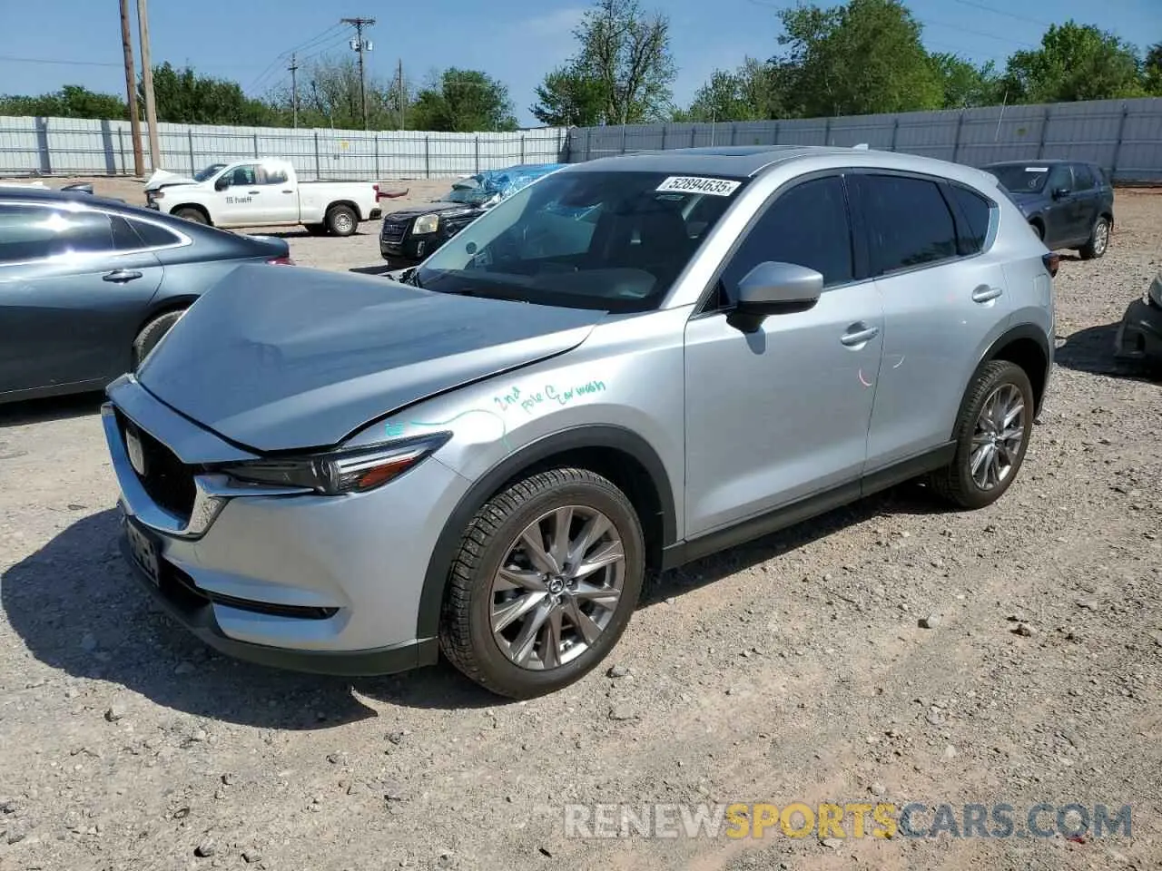 1 Photograph of a damaged car JM3KFADM6K1618552 MAZDA CX-5 2019