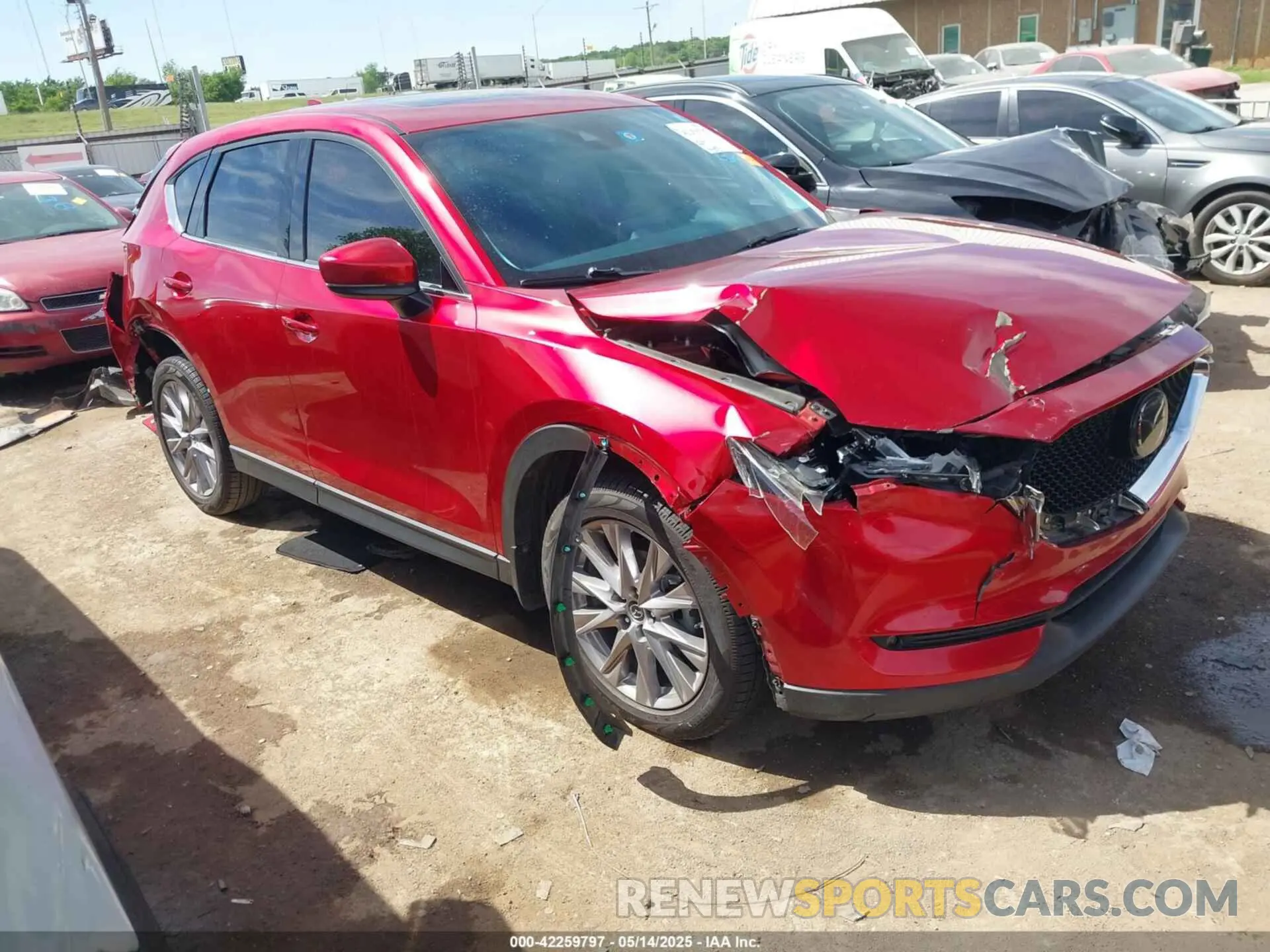 1 Photograph of a damaged car JM3KFADM6K1646190 MAZDA CX-5 2019