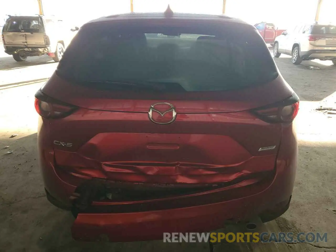 6 Photograph of a damaged car JM3KFADMXK1558145 MAZDA CX-5 2019
