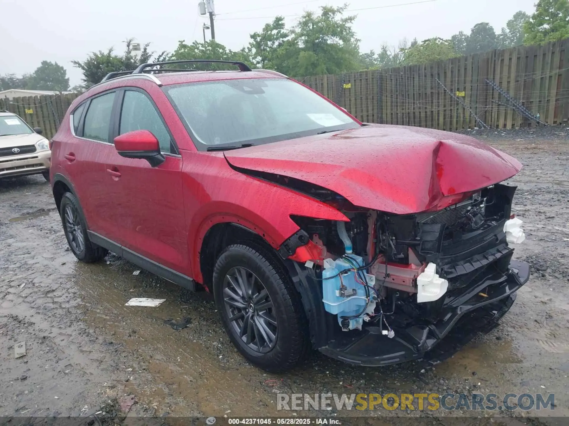 1 Photograph of a damaged car JM3KFBBM1K0601365 MAZDA CX-5 2019