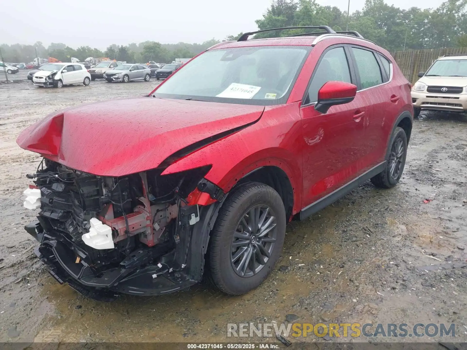 2 Photograph of a damaged car JM3KFBBM1K0601365 MAZDA CX-5 2019