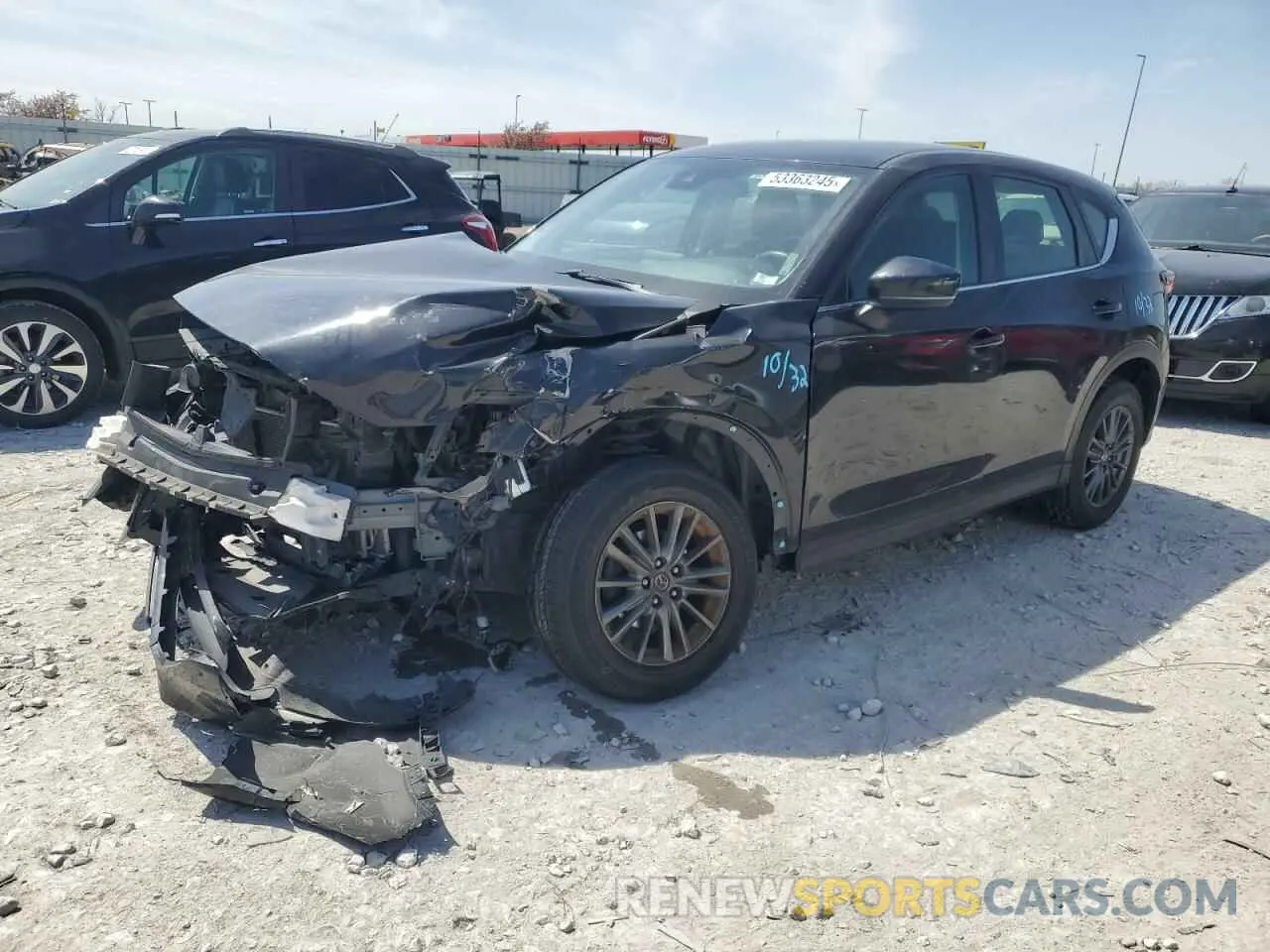 1 Photograph of a damaged car JM3KFBBM1K1523597 MAZDA CX-5 2019