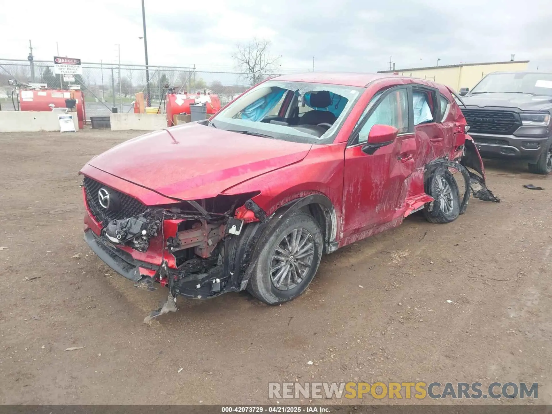 2 Photograph of a damaged car JM3KFBBM4K0698044 MAZDA CX-5 2019