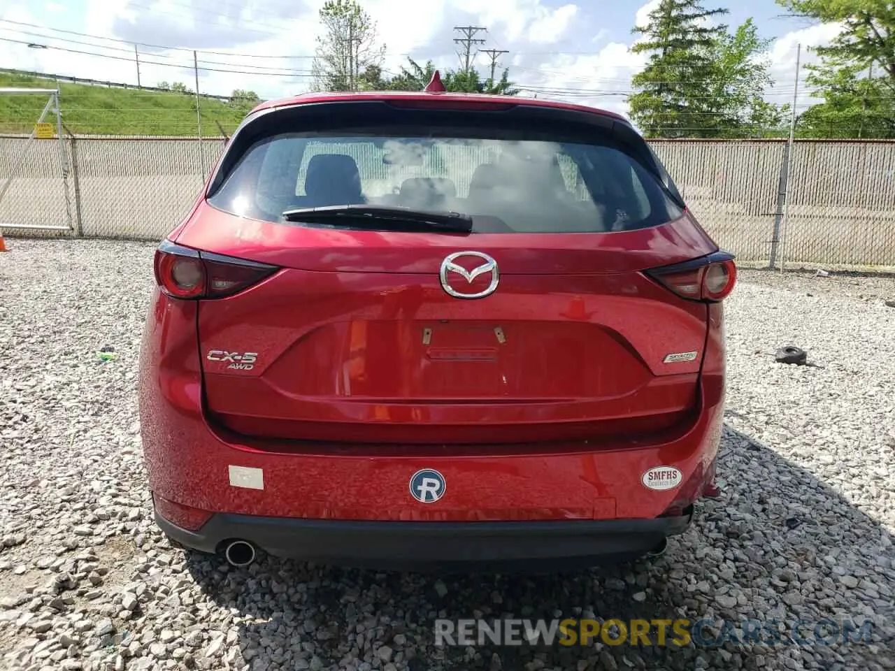 6 Photograph of a damaged car JM3KFBBM5K0521700 MAZDA CX-5 2019