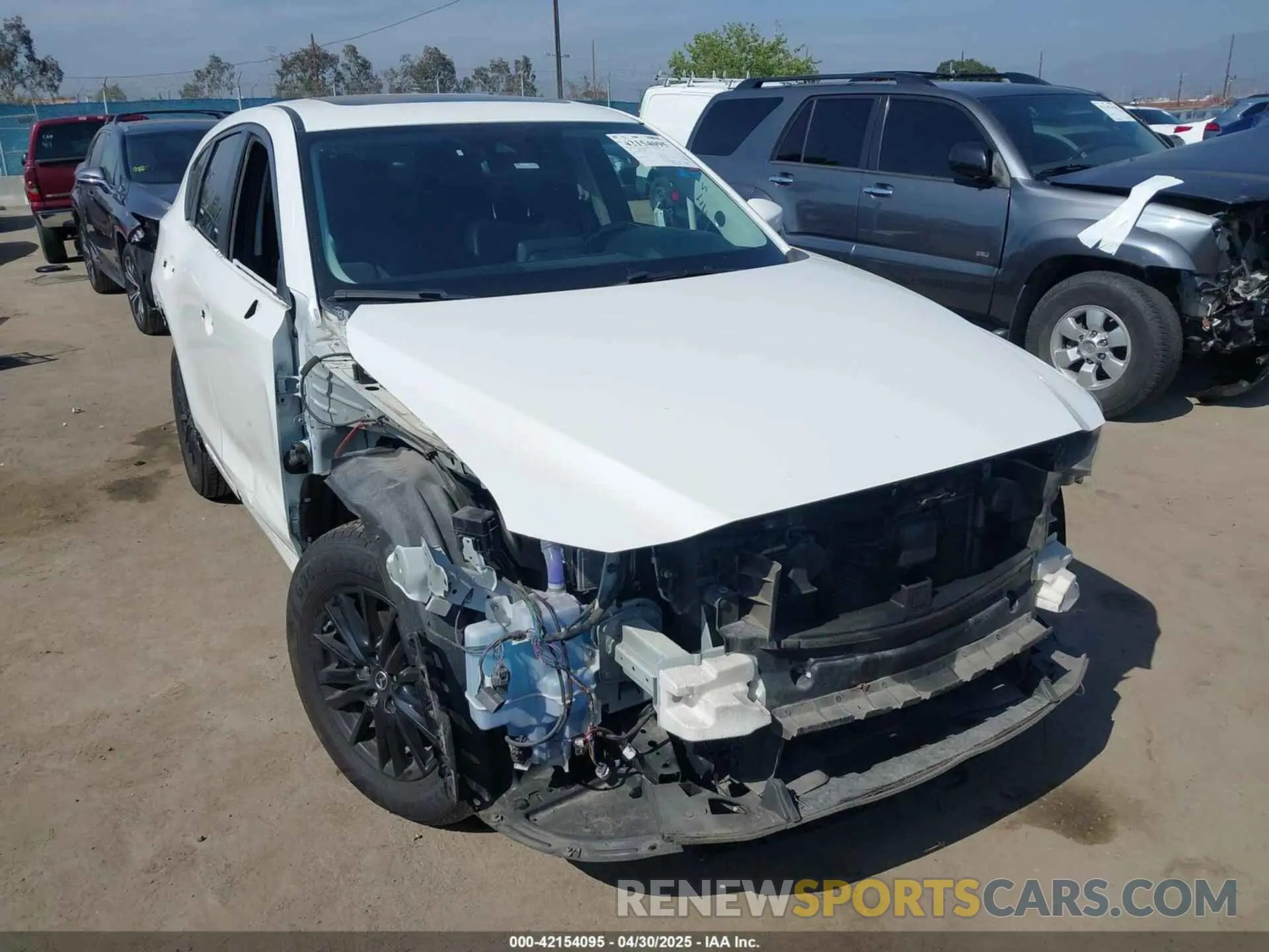 1 Photograph of a damaged car JM3KFBCM1K0529565 MAZDA CX-5 2019