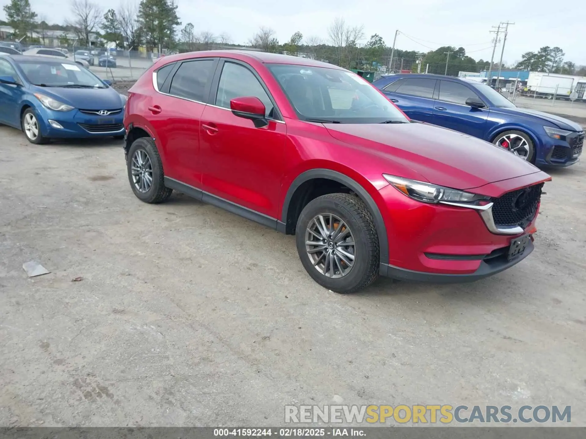 1 Photograph of a damaged car JM3KFBCM3K1602106 MAZDA CX-5 2019