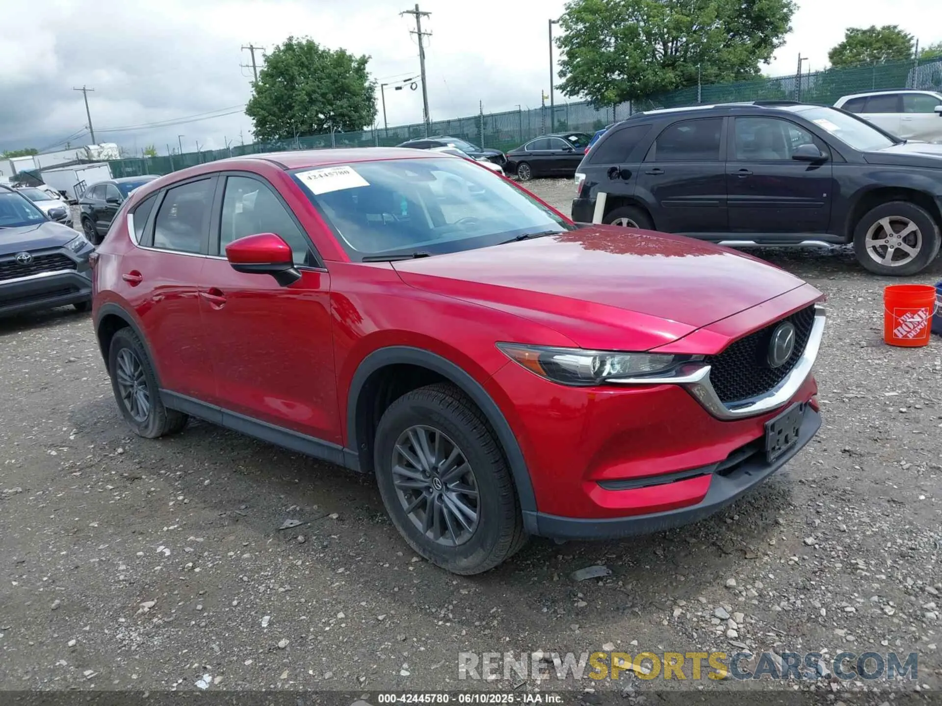 1 Photograph of a damaged car JM3KFBCM7K0690292 MAZDA CX-5 2019