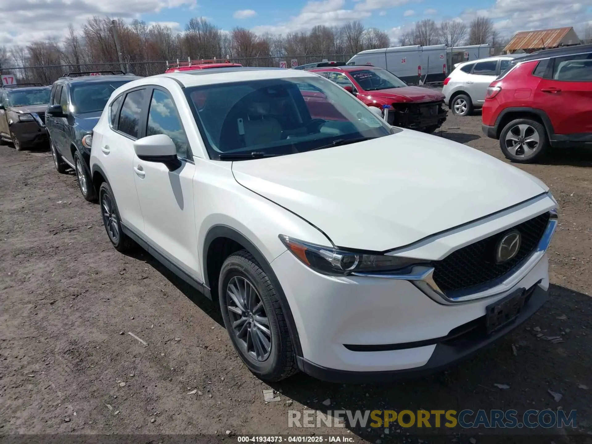 1 Photograph of a damaged car JM3KFBCMXK0595905 MAZDA CX-5 2019