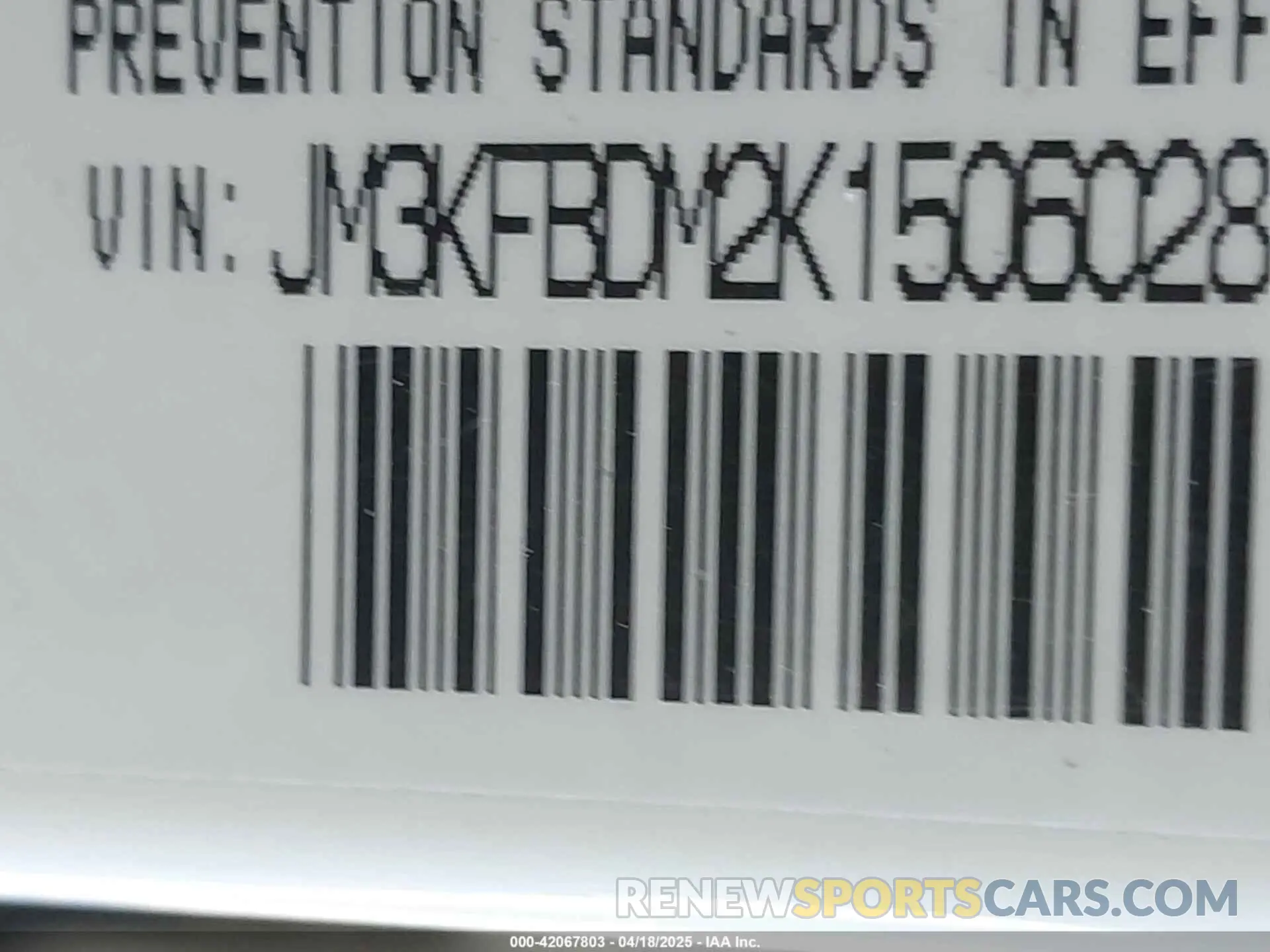 9 Photograph of a damaged car JM3KFBDM2K1506028 MAZDA CX-5 2019
