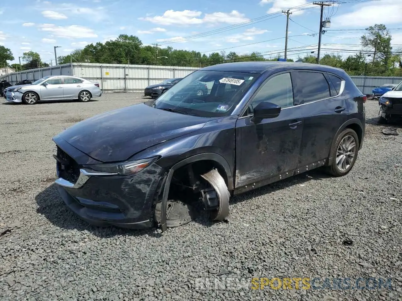 1 Photograph of a damaged car JM3KFBDM5K0501976 MAZDA CX-5 2019